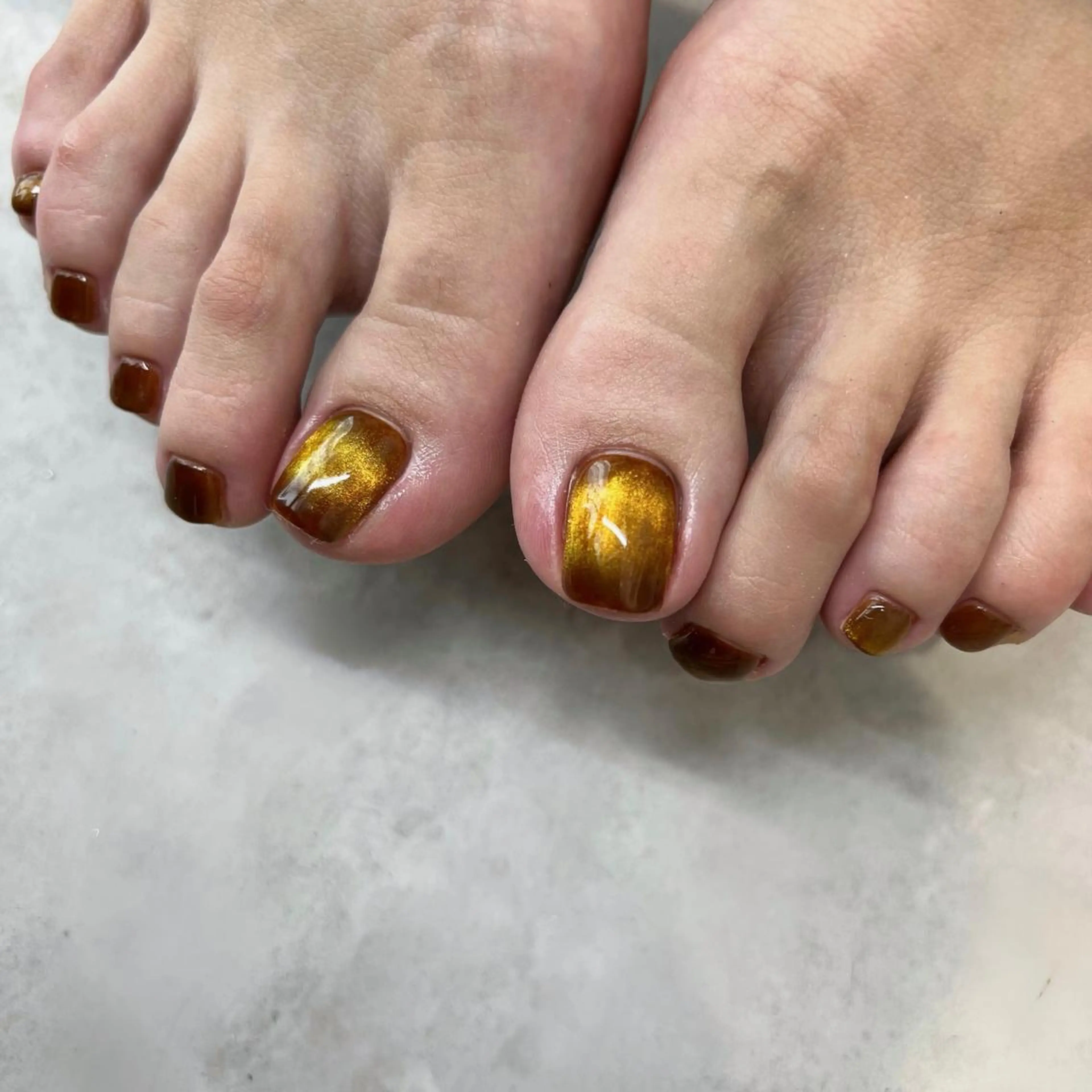 FOOT角質ケア＋FOOTワンカラー /オフ込みの写真