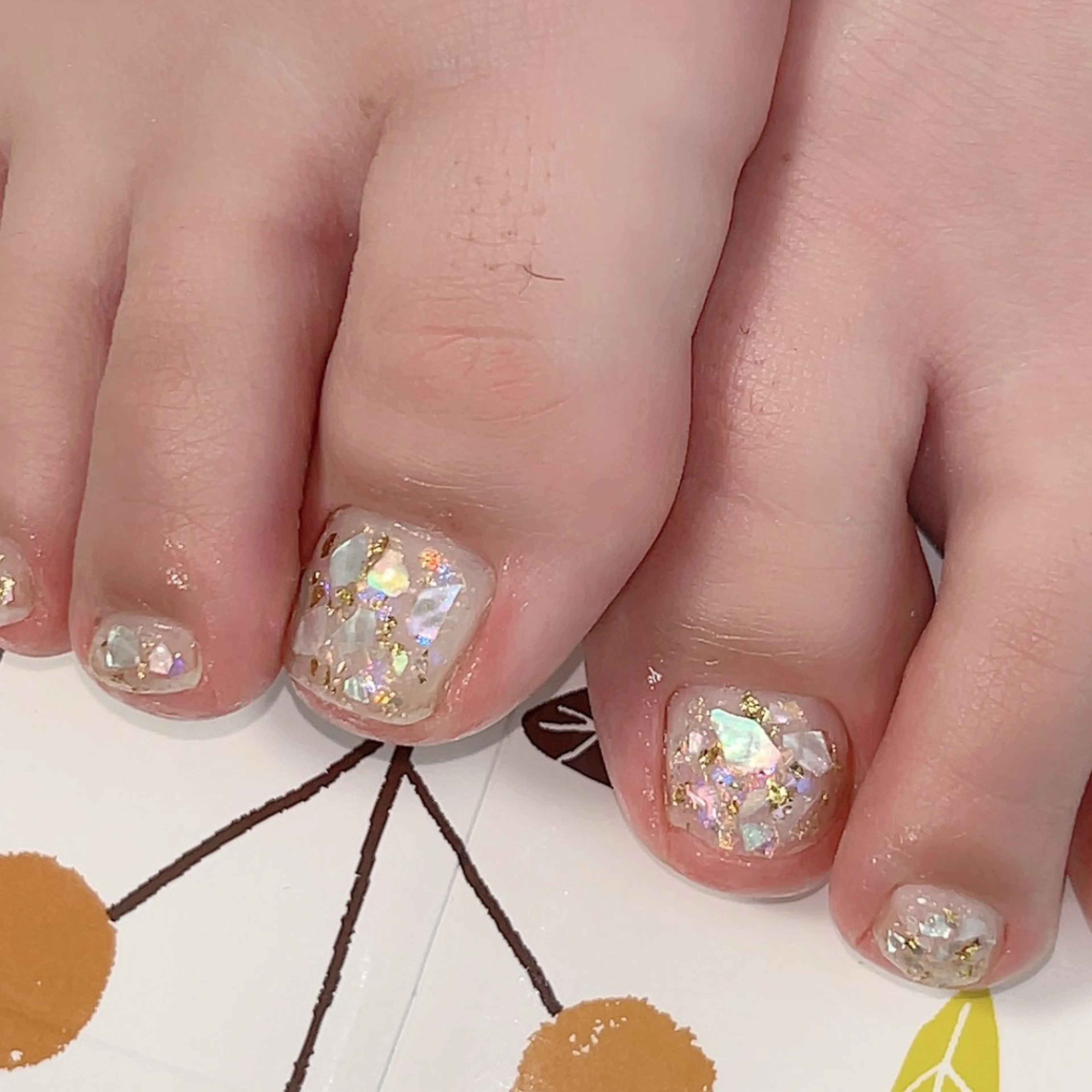 ネイル フットネイル 春ネイル Cute Tips nailのネイルデザイン