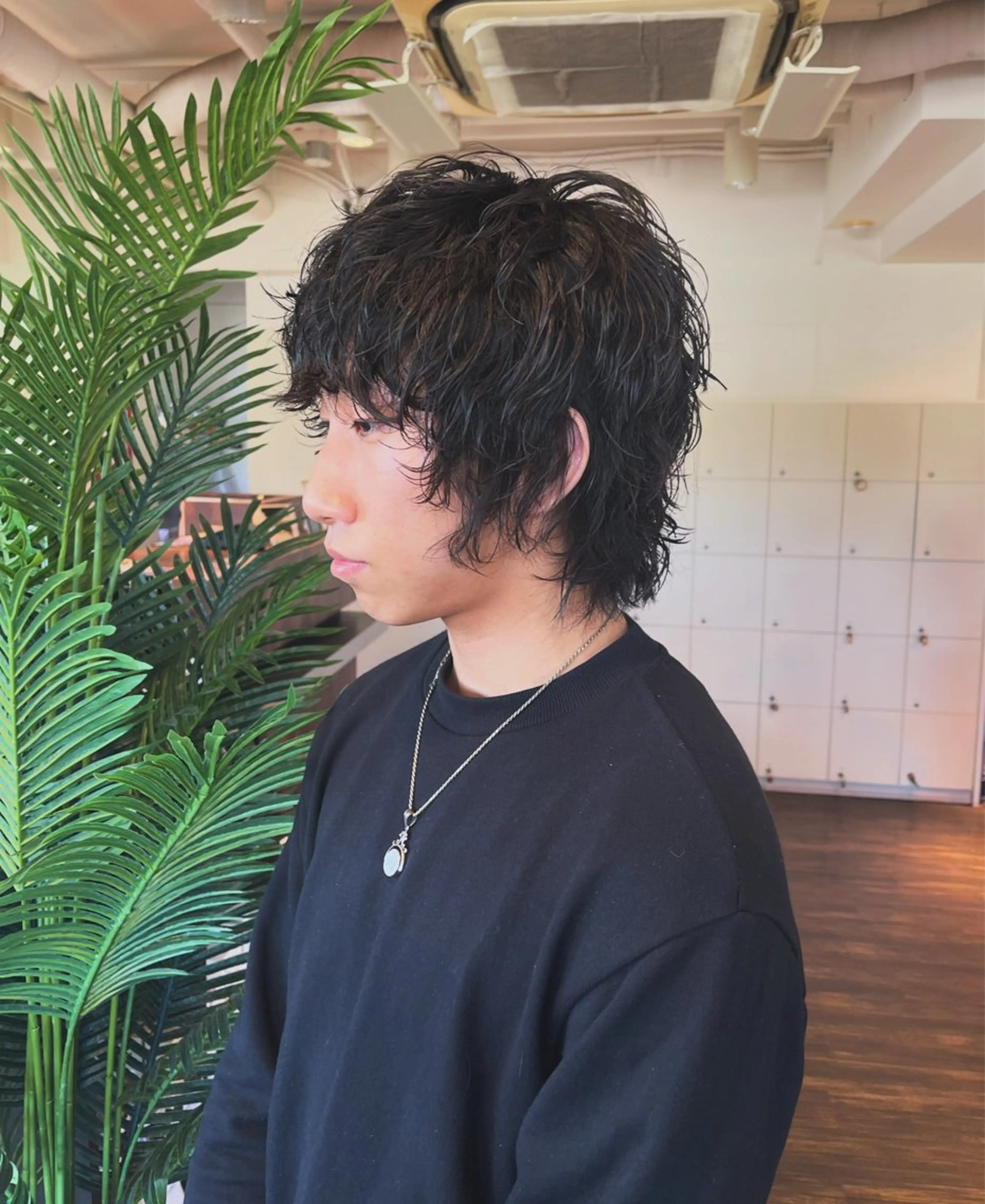 ミディアム パーマ メンズ カット パーマ メンズスタイル /メンズパーマ/須藤のヘアスタイル