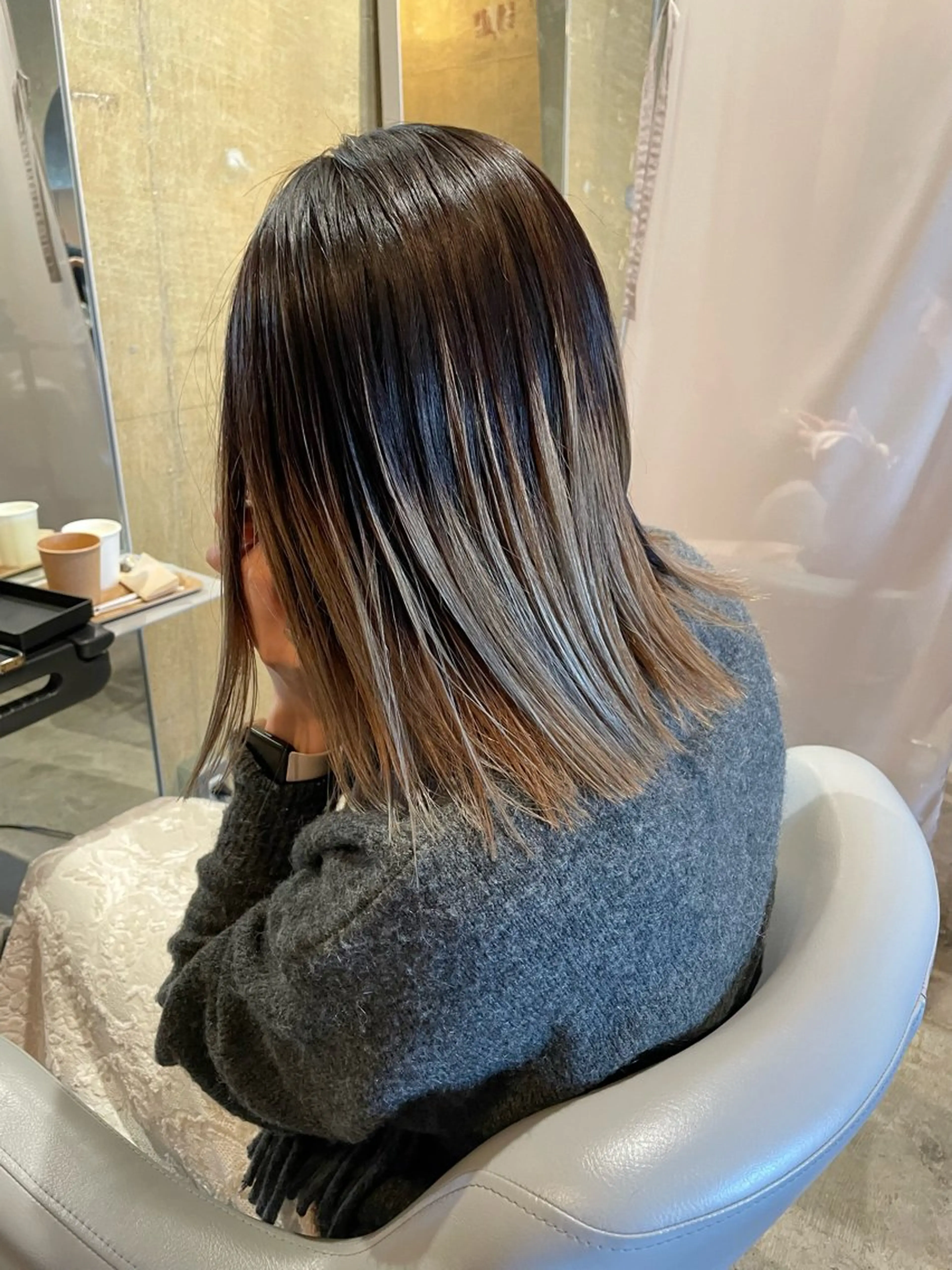 【11月12月限定】うるつや髪♪カラー＋プレックストリートメント¥12100→¥9350/岡崎/髪質改善/東岡崎の写真