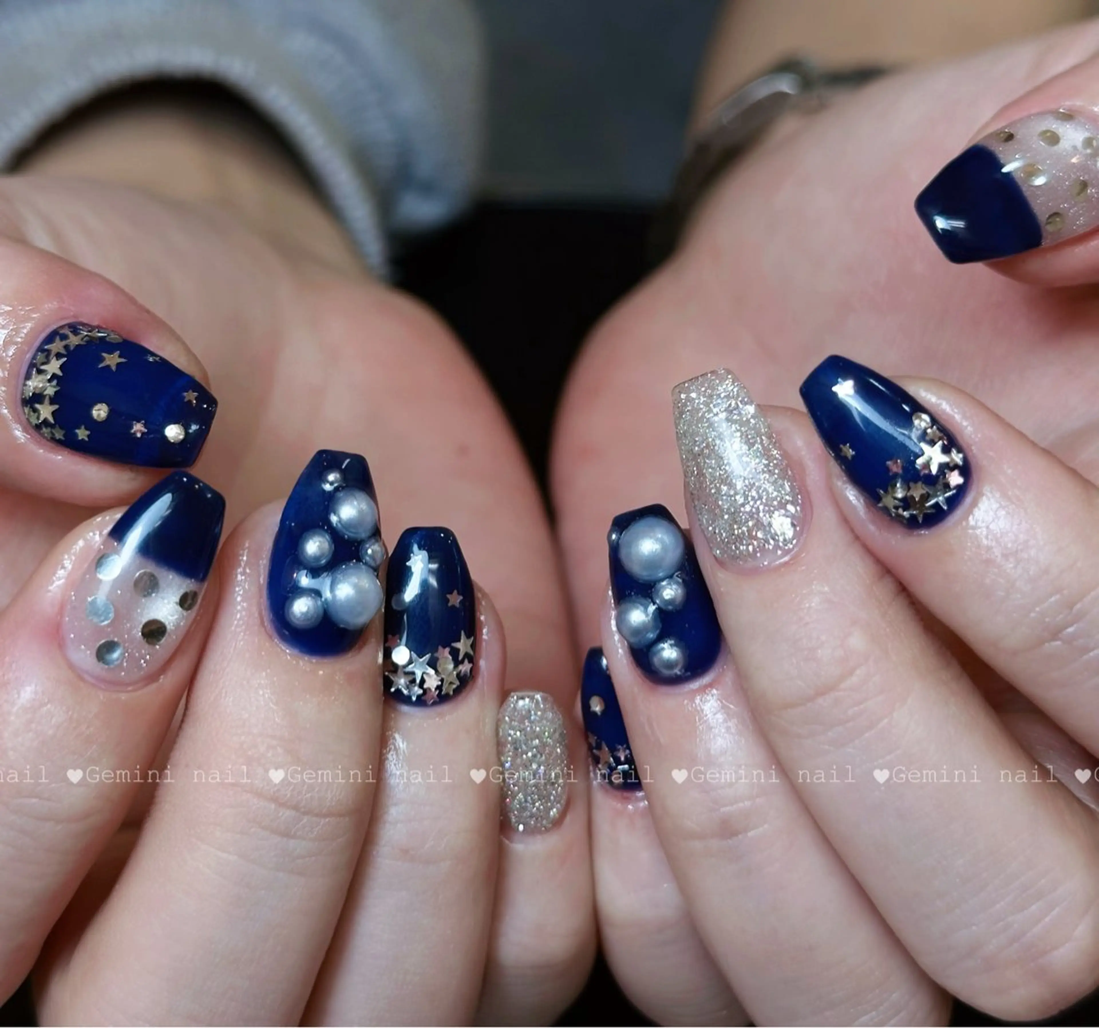 ネイル ハンドネイル Gemini nailのネイルデザイン