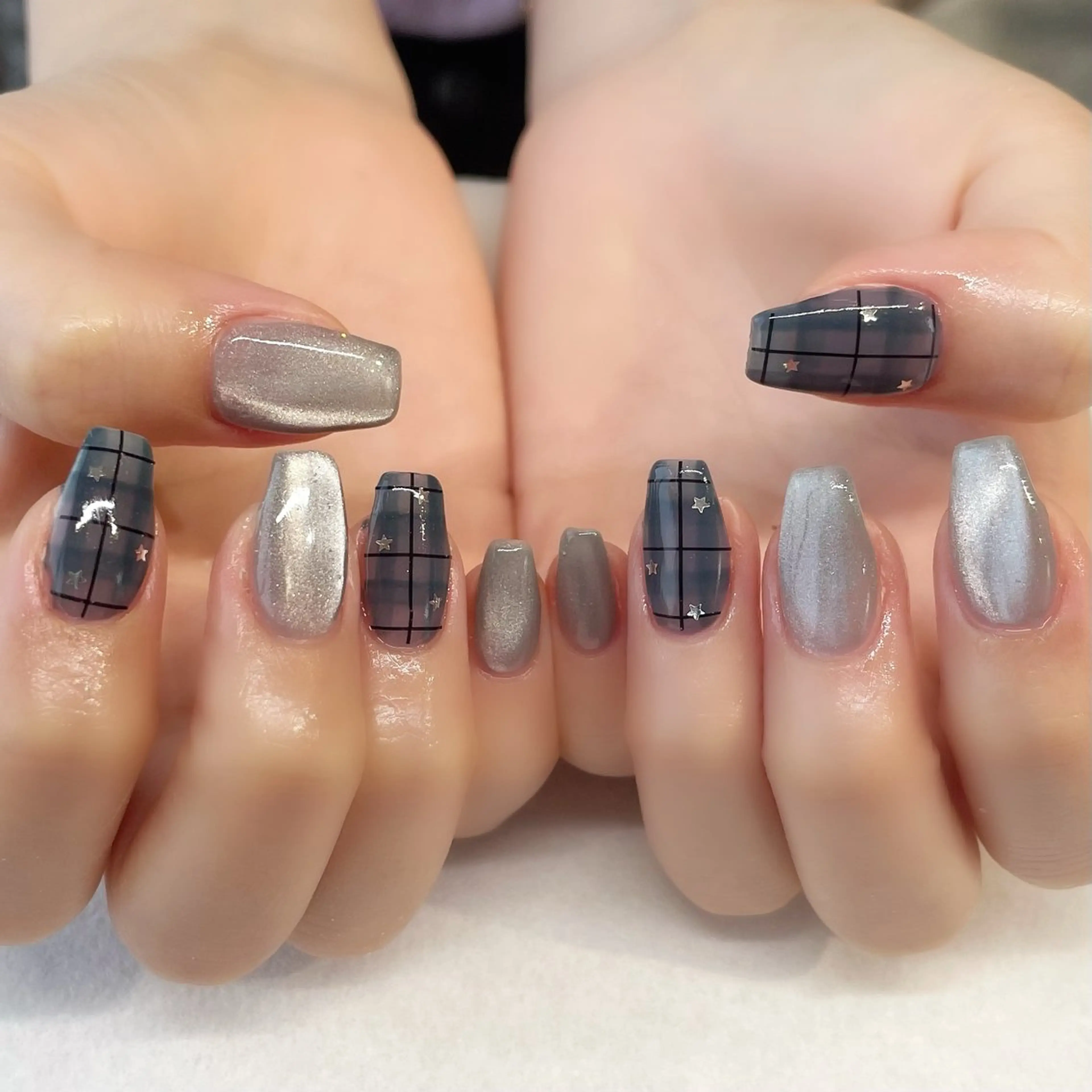 ネイル ハンドネイル 💎🐰 saki. m 🐰💎のネイルデザイン