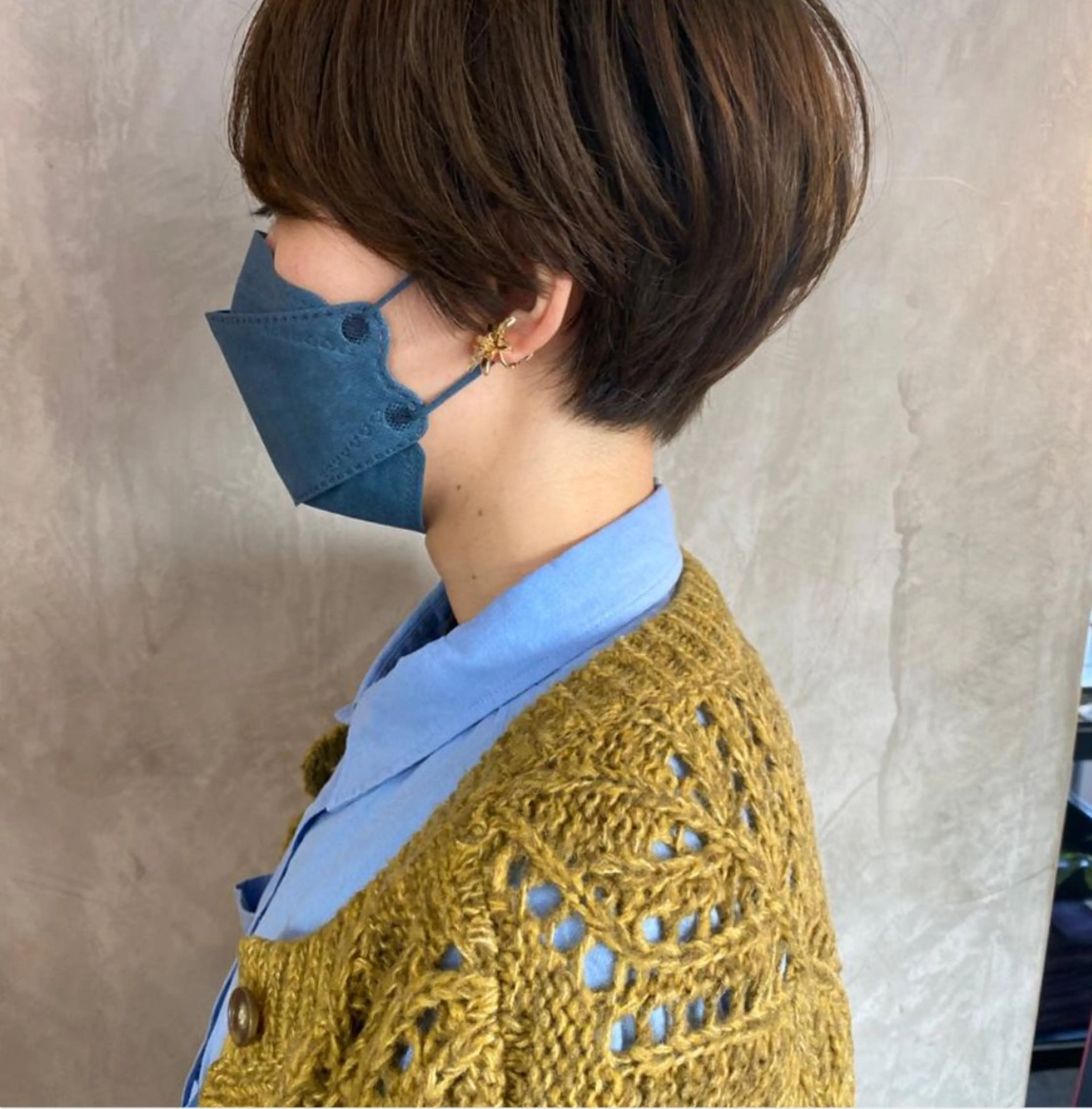 ショート カラー ヘアアレンジ ショートヘア stylist/蛯谷 珠里のヘアスタイル