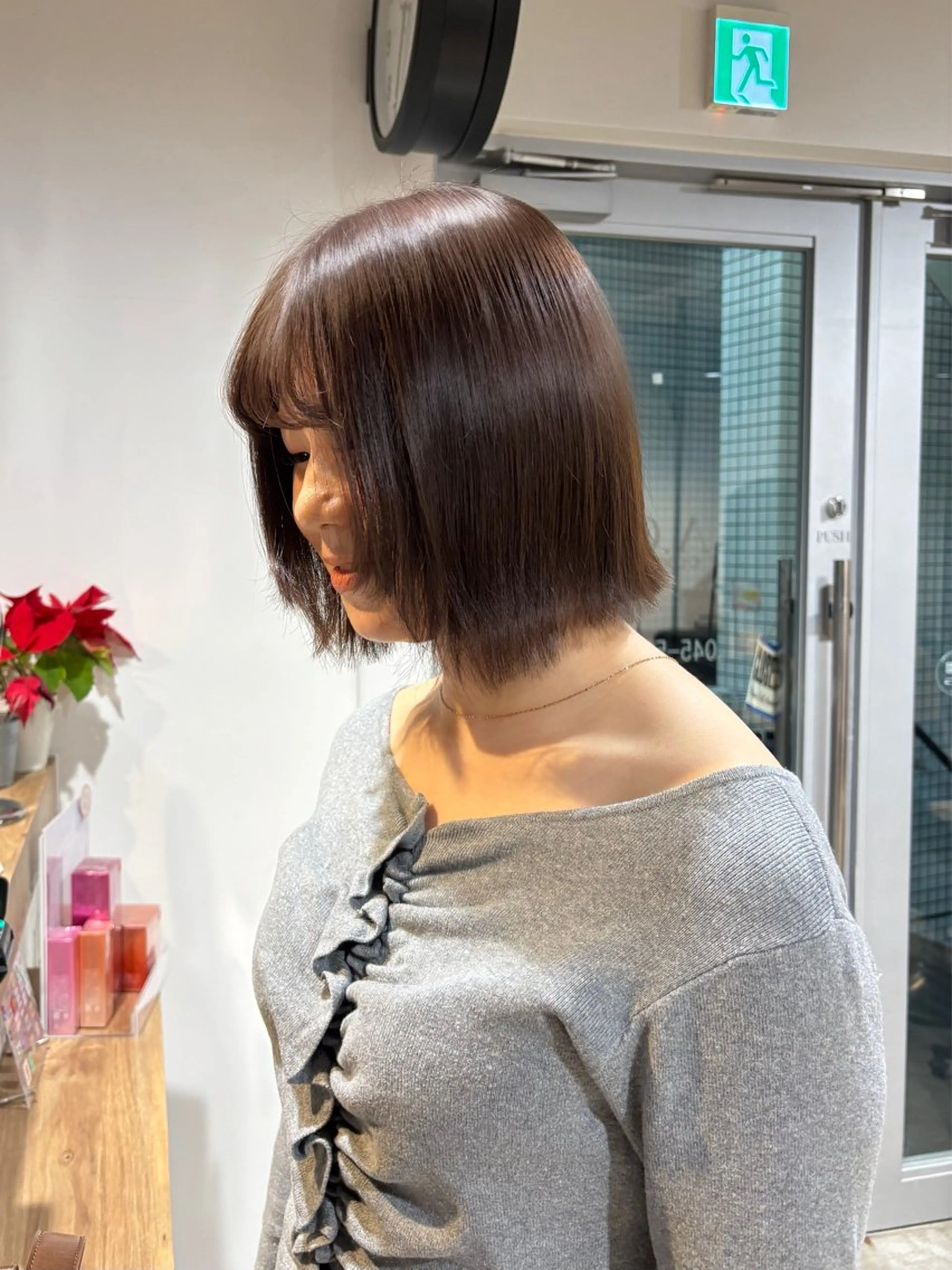 ショート カラー カット ヘアカラー 艶カラー❄️/ボブ /ショート/小由葵のヘアスタイル