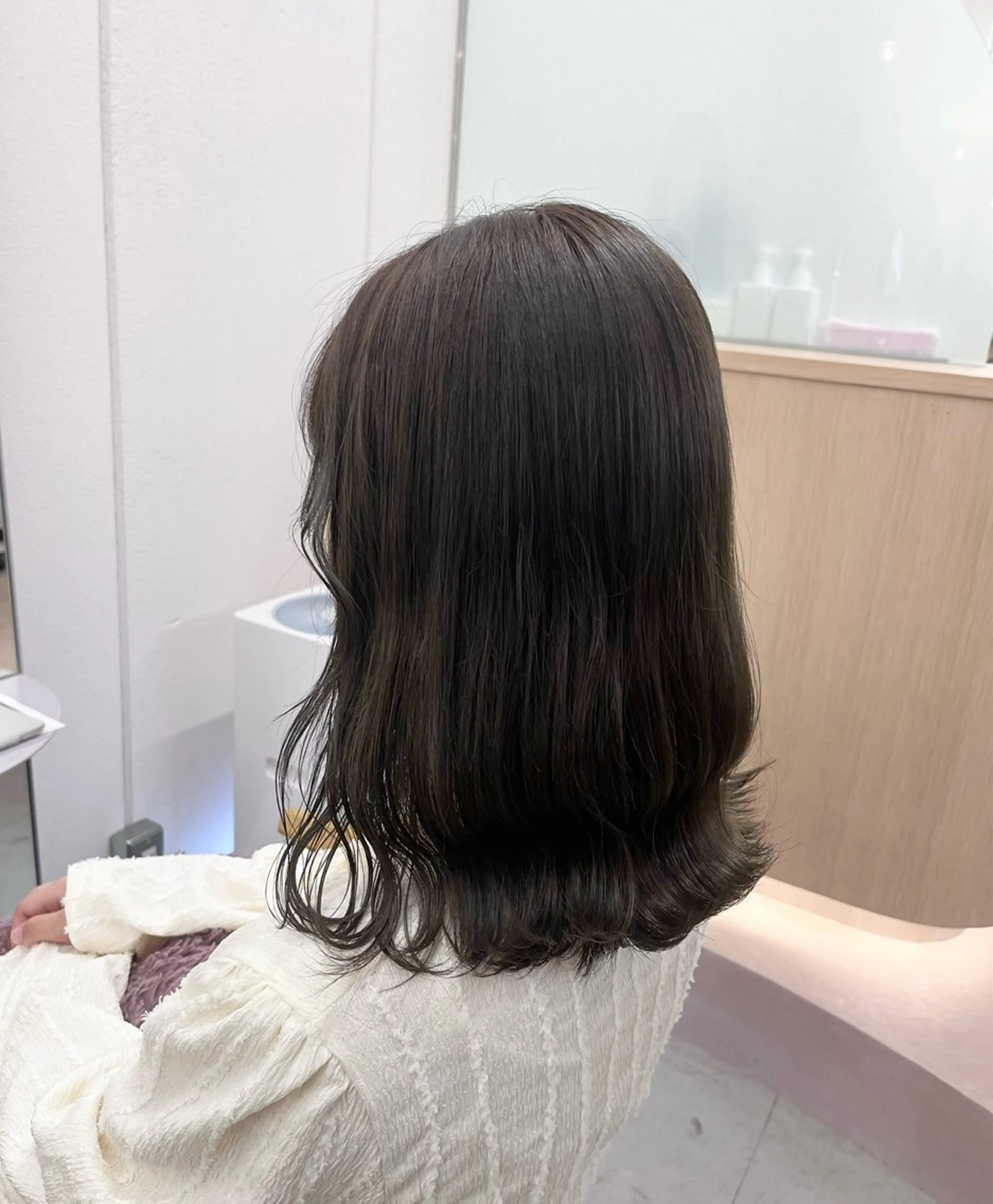 セミロング カラー 暖色カラー／ ヘアセット🌛櫻井舞のヘアスタイル