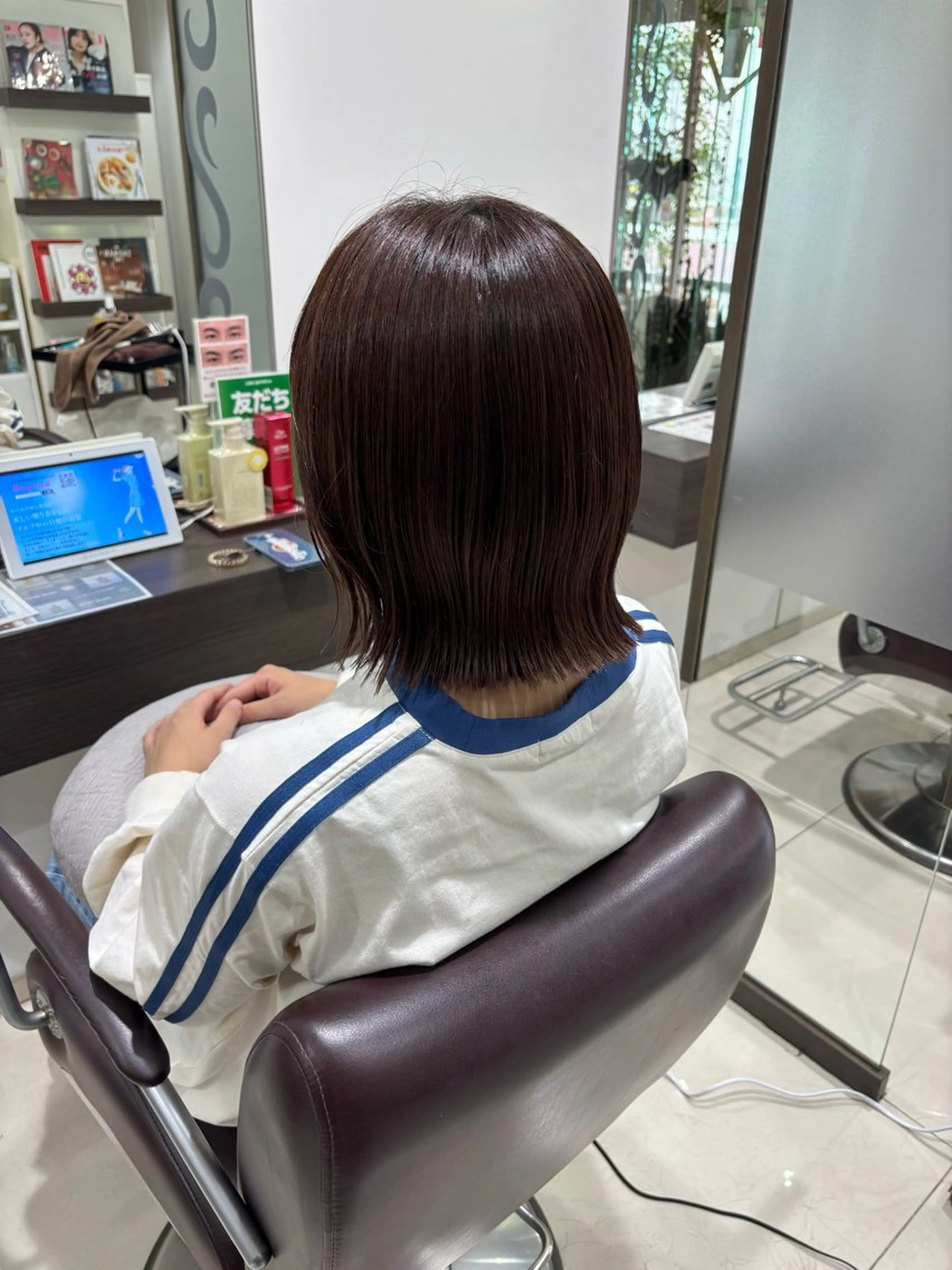 ミディアム カット トリートメント ぷつっとボブ/ちゅる ピンク/mika☆のヘアスタイル