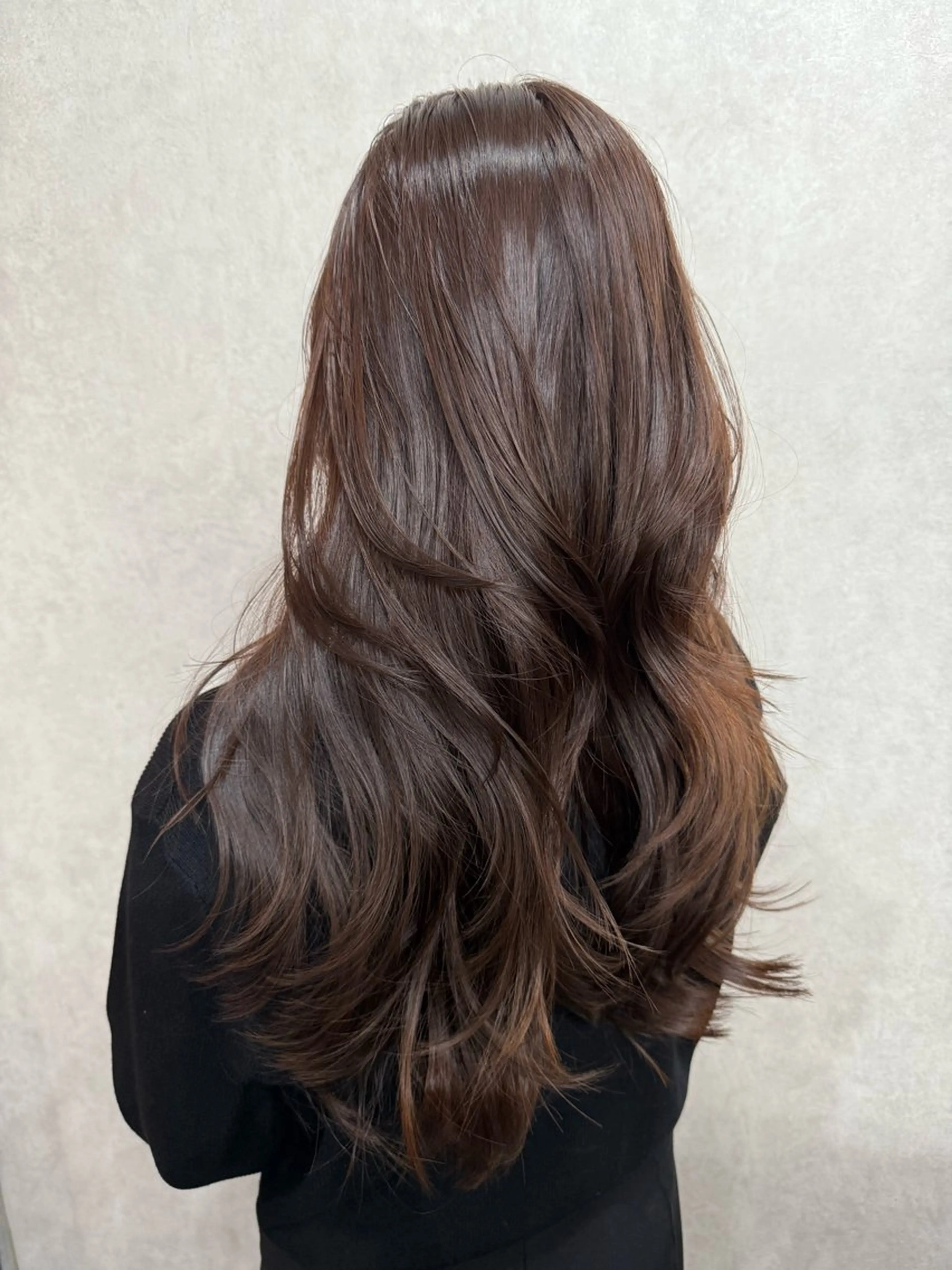 ロング カラー レイヤーカット AIRI layer cut hairのヘアスタイル