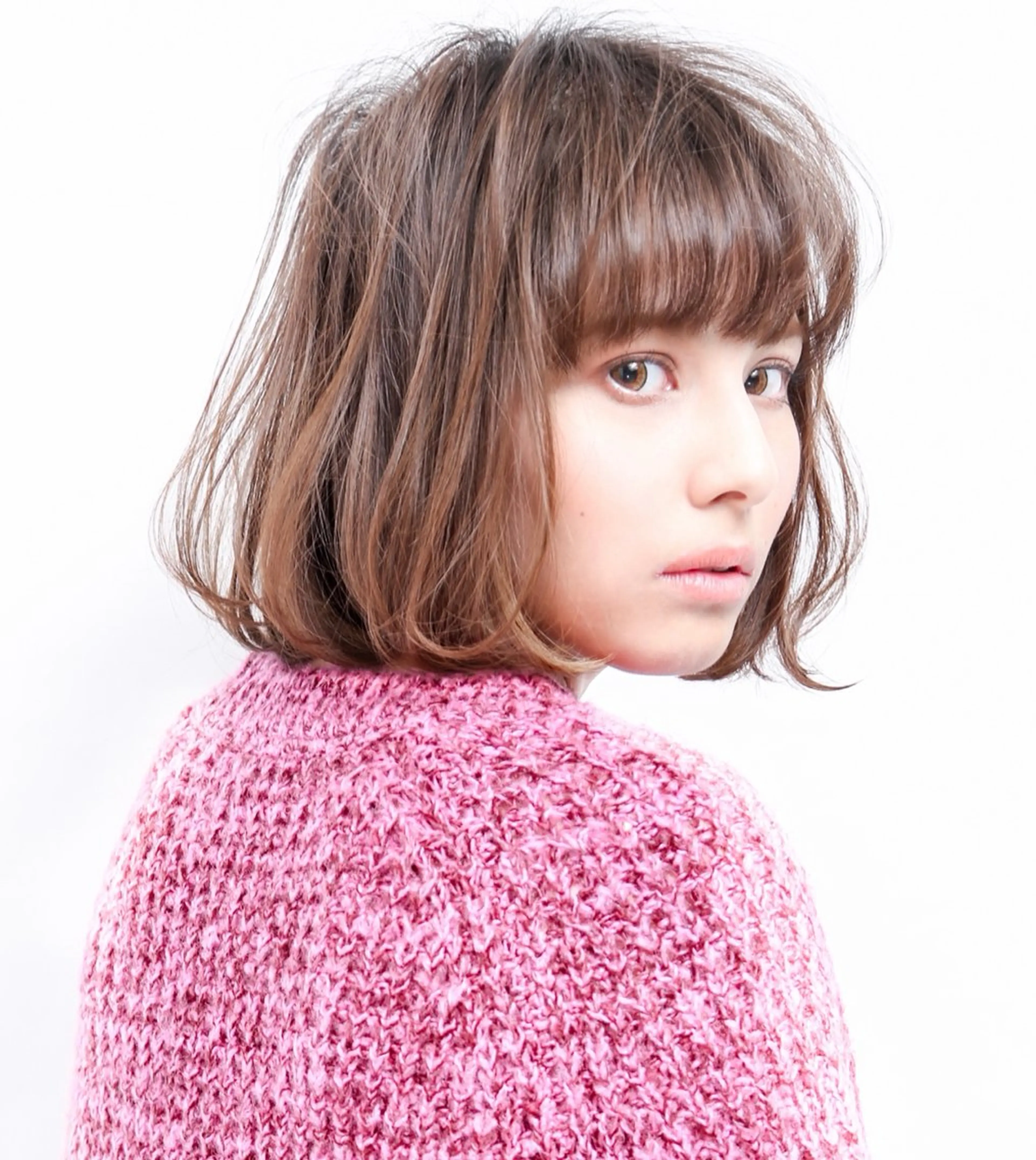 ミディアム 二ツ石 舞幸のヘアスタイル