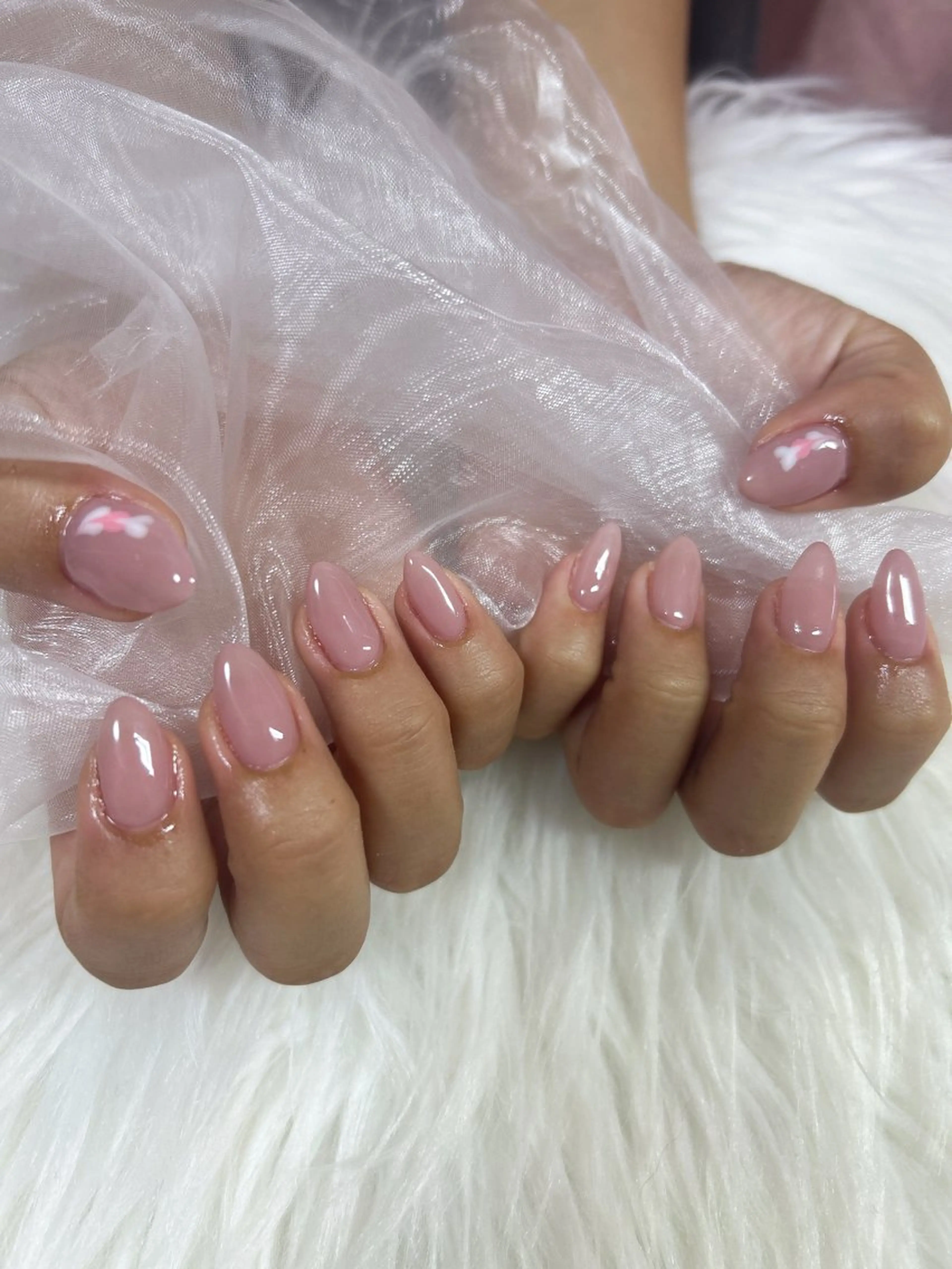 ネイル ハート フットネイル Beauty　salon Alona所属・Nail salon Charmanteのネイルデザイン