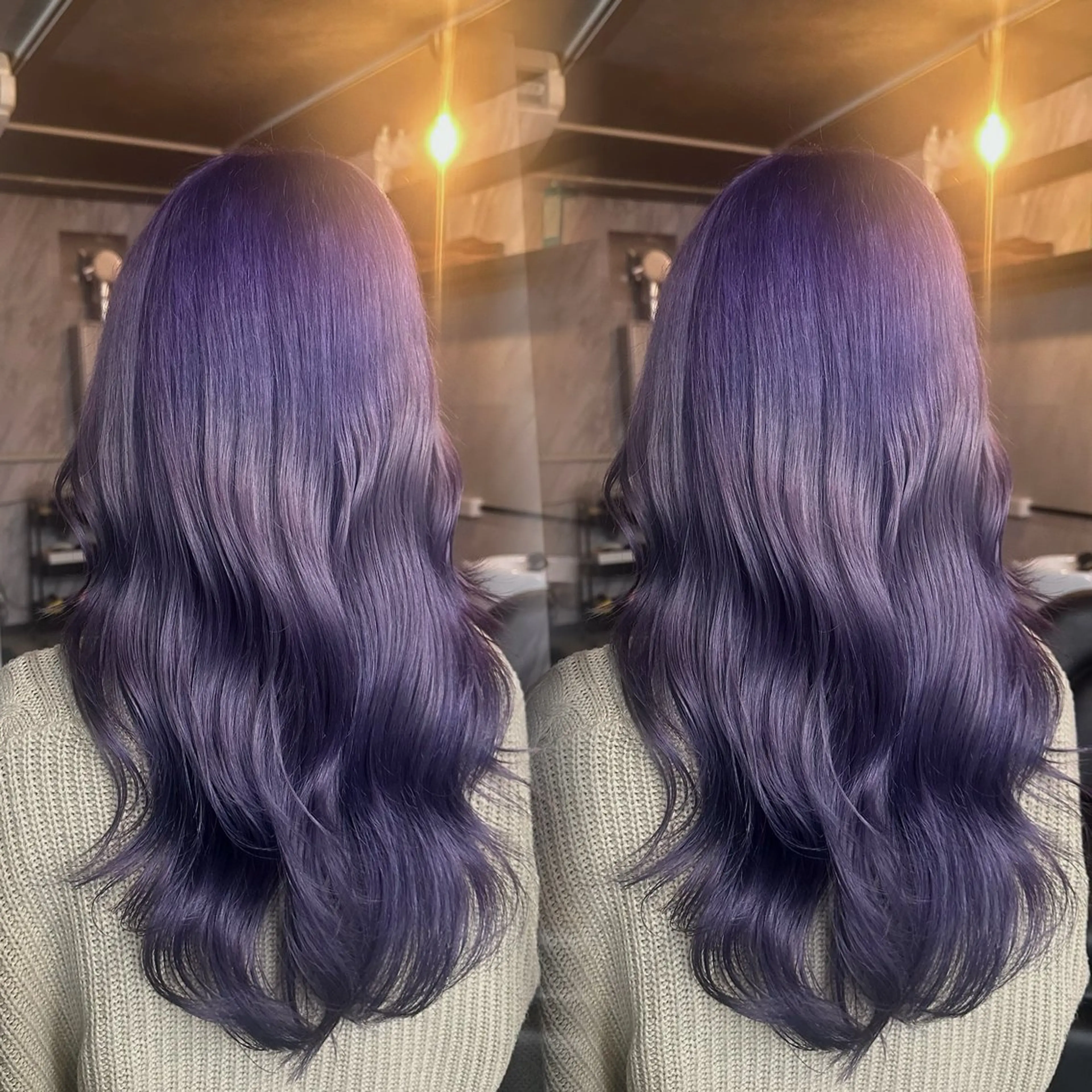 ロング カラー ヘアカラー ainya/心斎橋 /ハイトーン/カラーのヘアスタイル