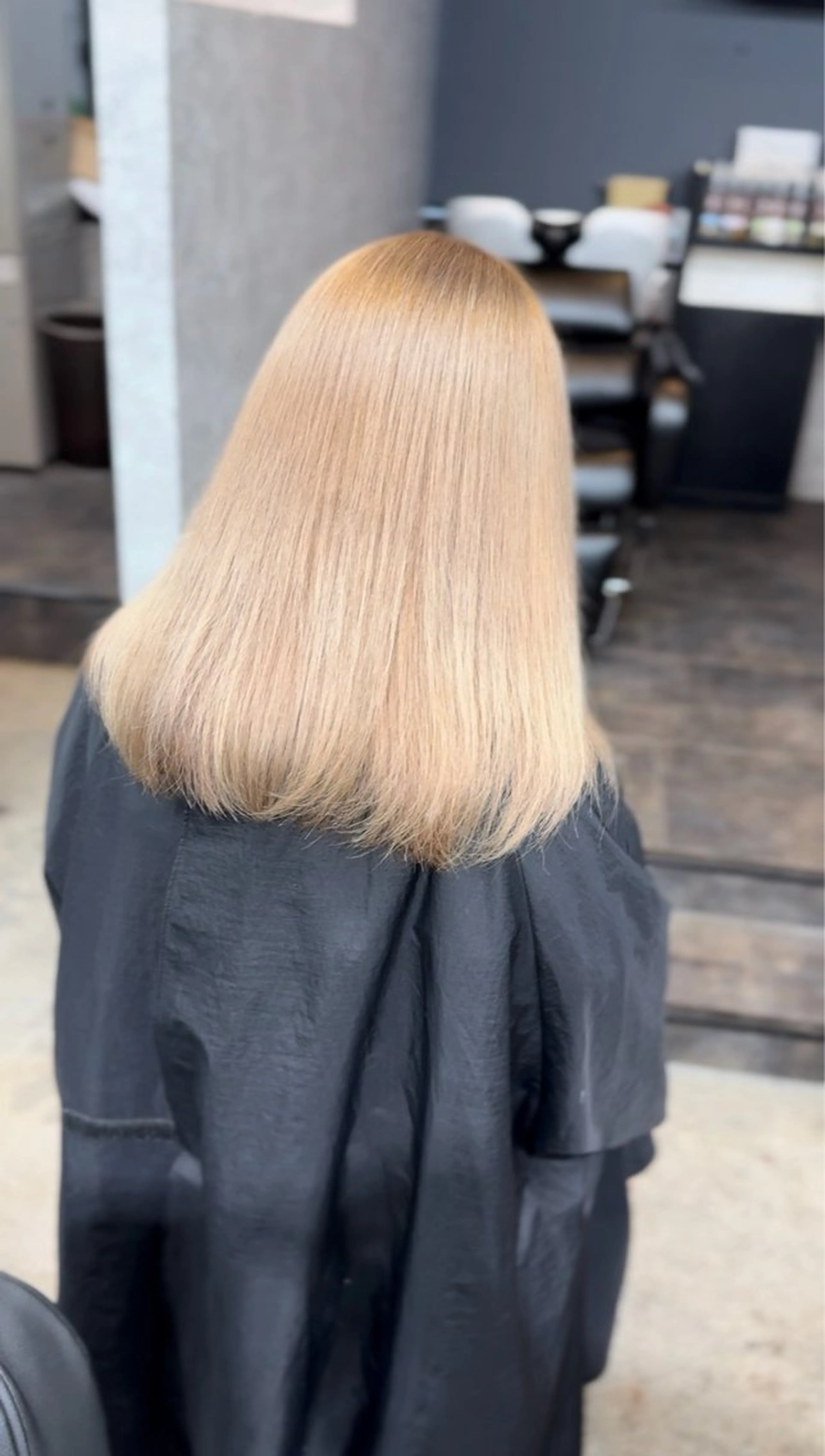 ミディアム ヘアカラー hair &eye LAWE.店長のヘアスタイル