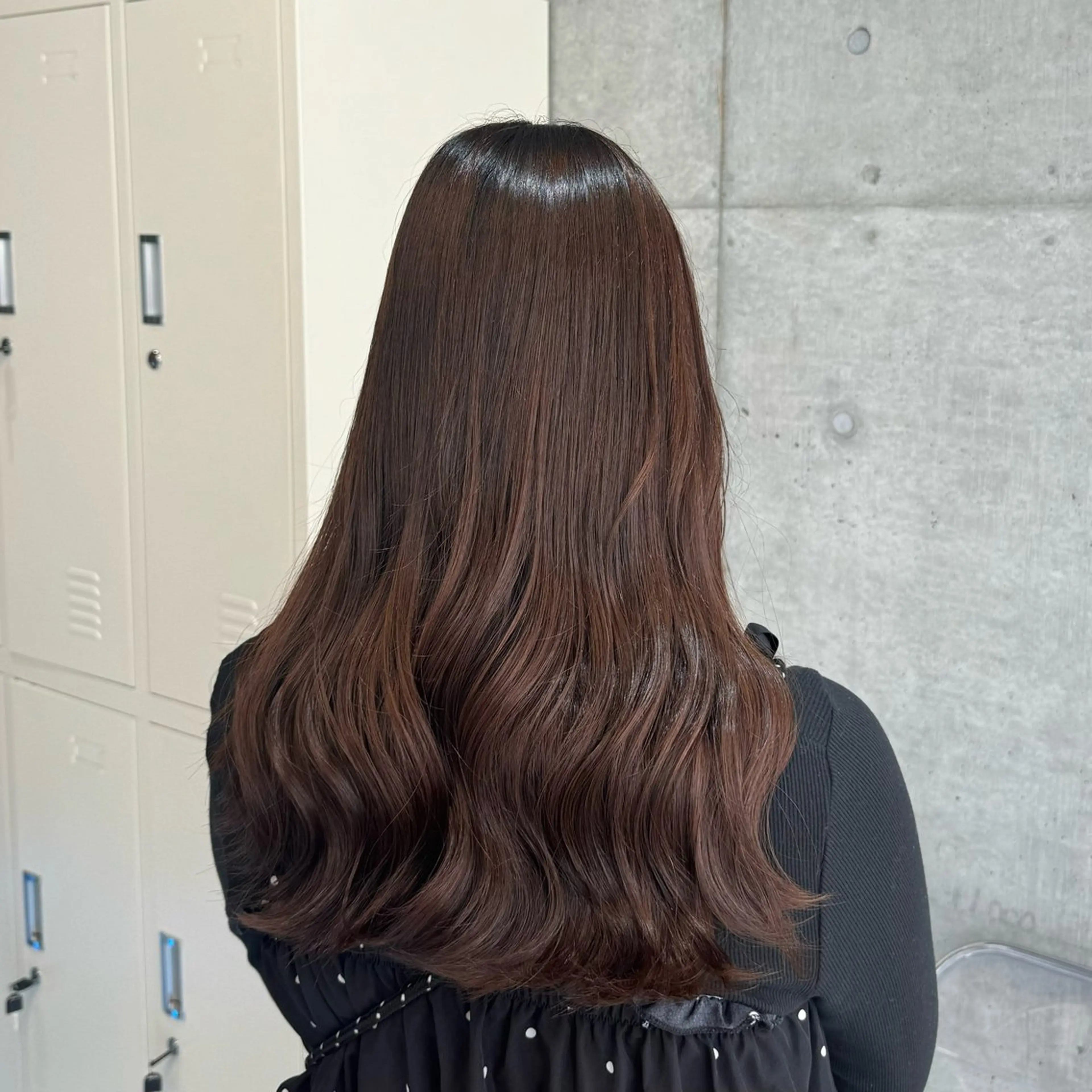 カラー ヘアカラー トリートメント 透明感/ 艶ハイトーン/梨桜のヘアスタイル