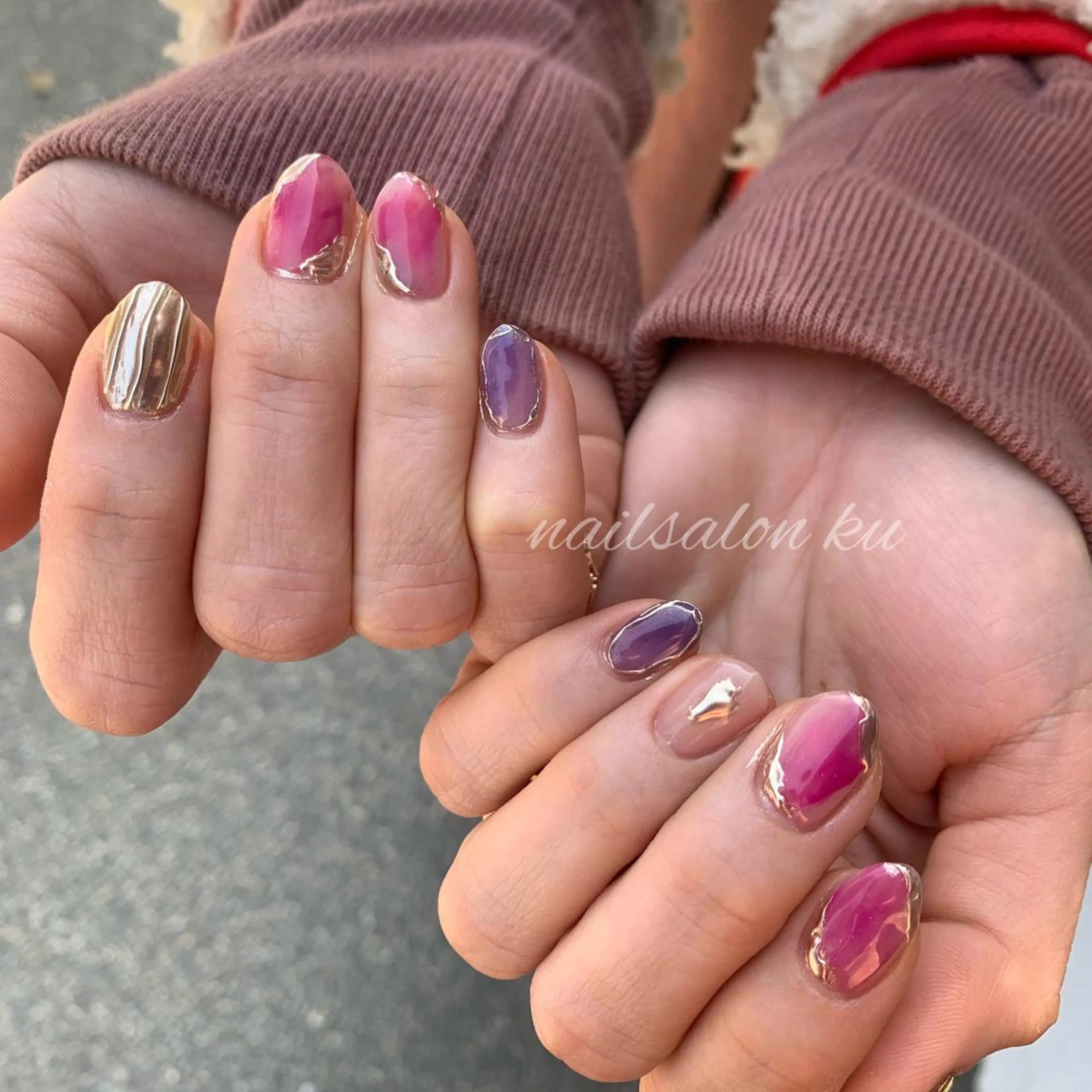 ネイル ハンドネイル ネイルサロン クーのネイルデザイン