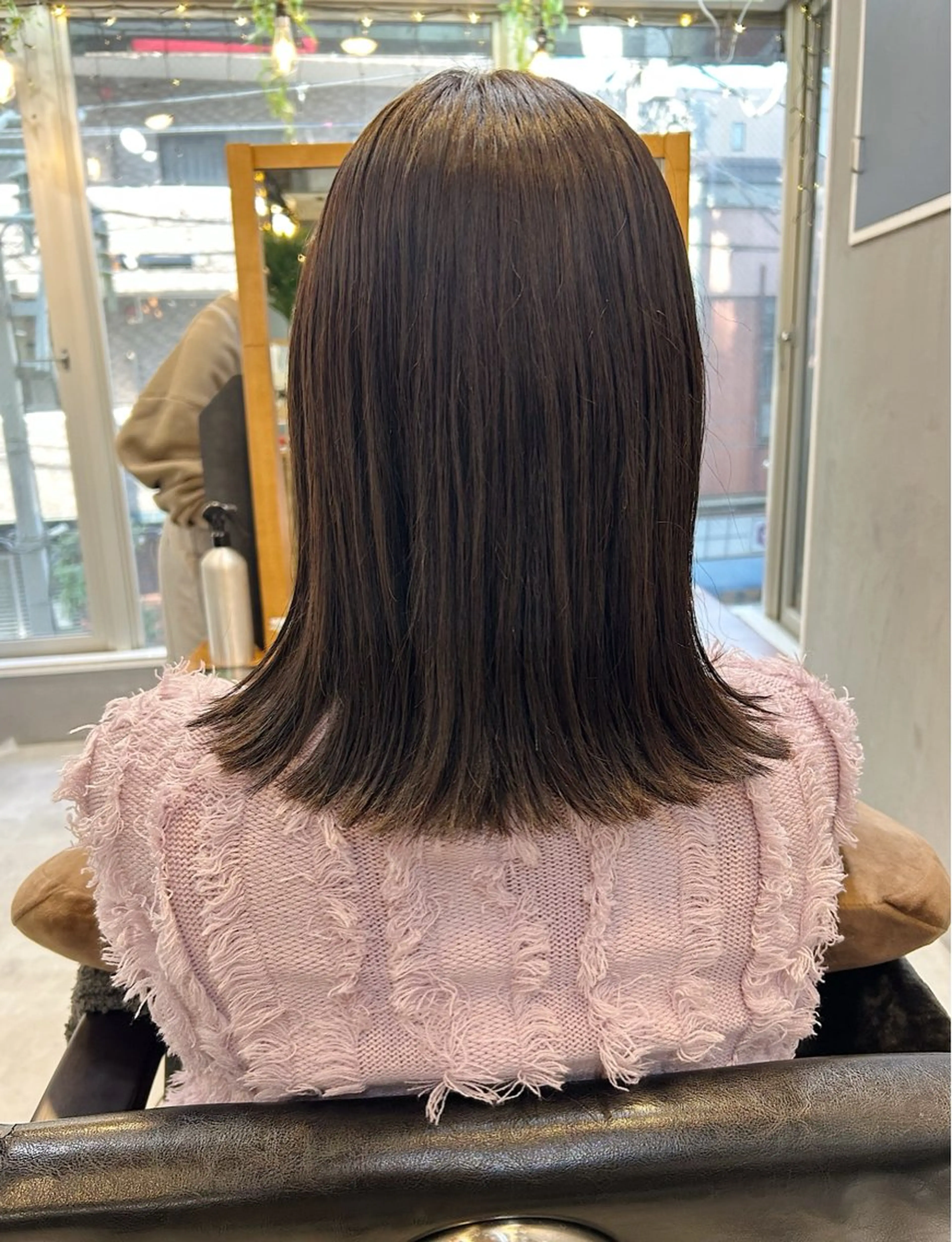 ミディアム カラー 長井 美佳のヘアスタイル