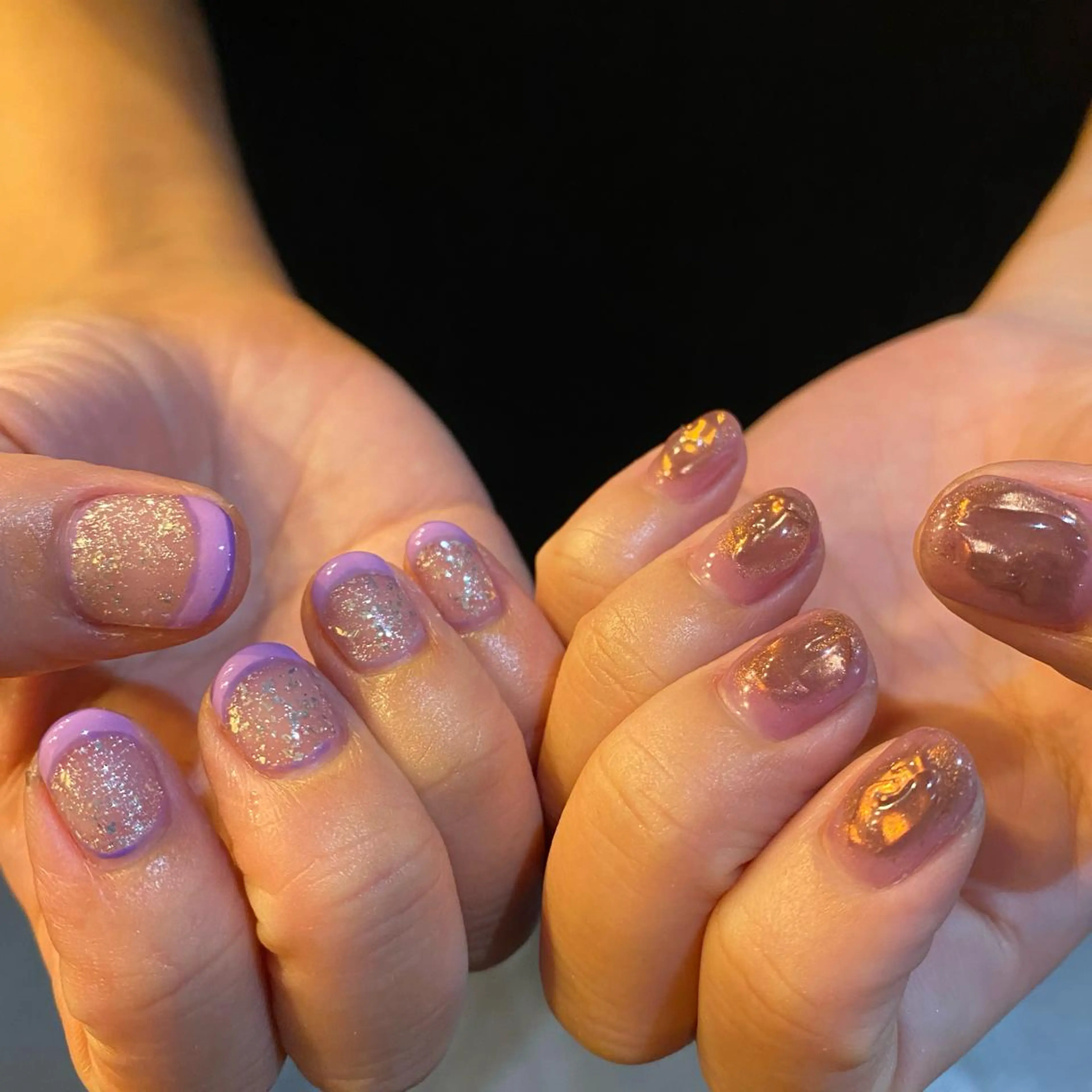 カラー ネイル scre as Etelのネイルデザイン