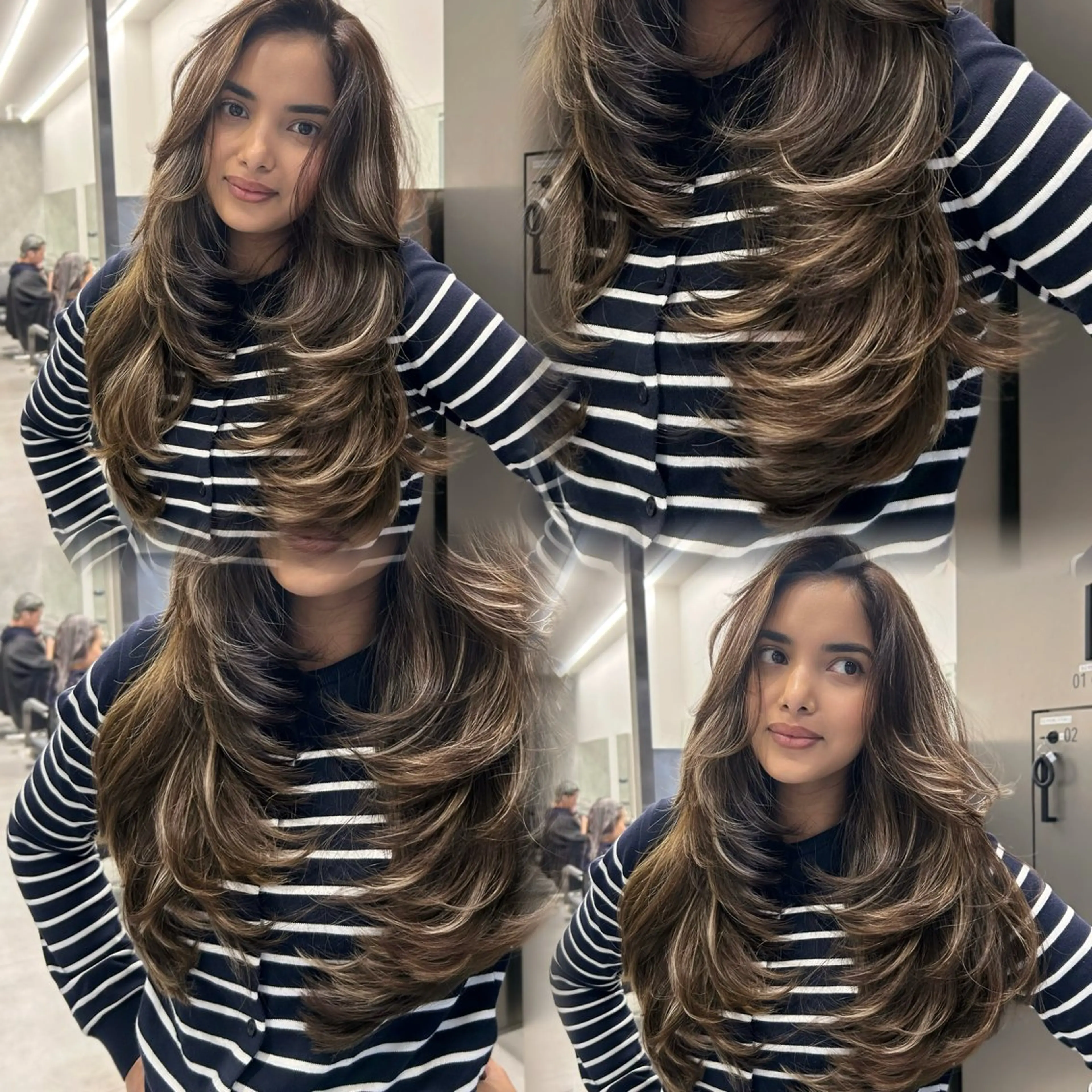 ロング ハイライト レイヤーカット カット ヘアカラー 大人レイヤー/艶美髪 🇺🇸TOMONAのヘアスタイル