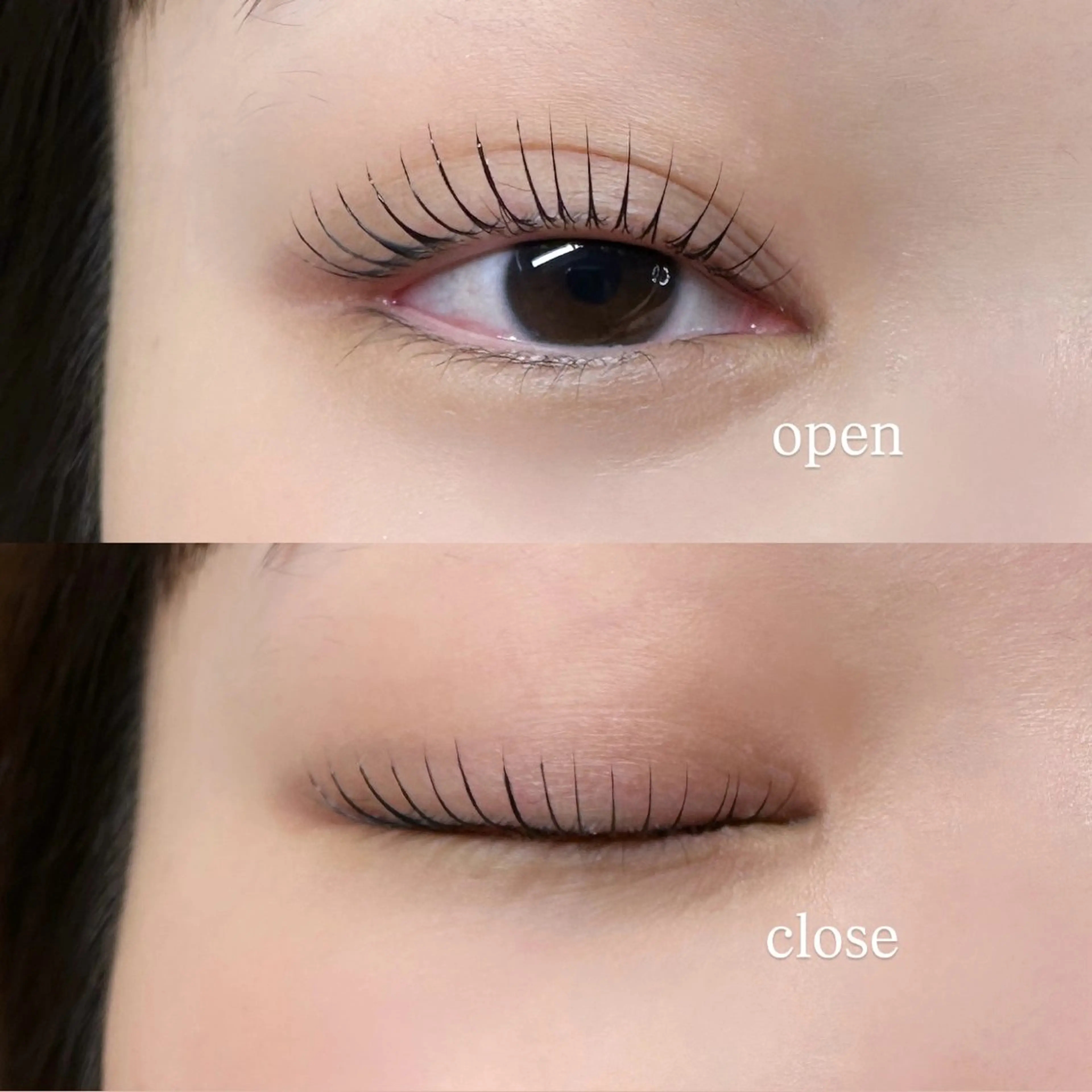 マツエク・マツパ 束感まつ毛 まつげパーマ 一重×まつ毛パーマ マツパ eyelash salon uran所属・uran − ウラン − / 束感まつげのマツエク・マツパデザイン