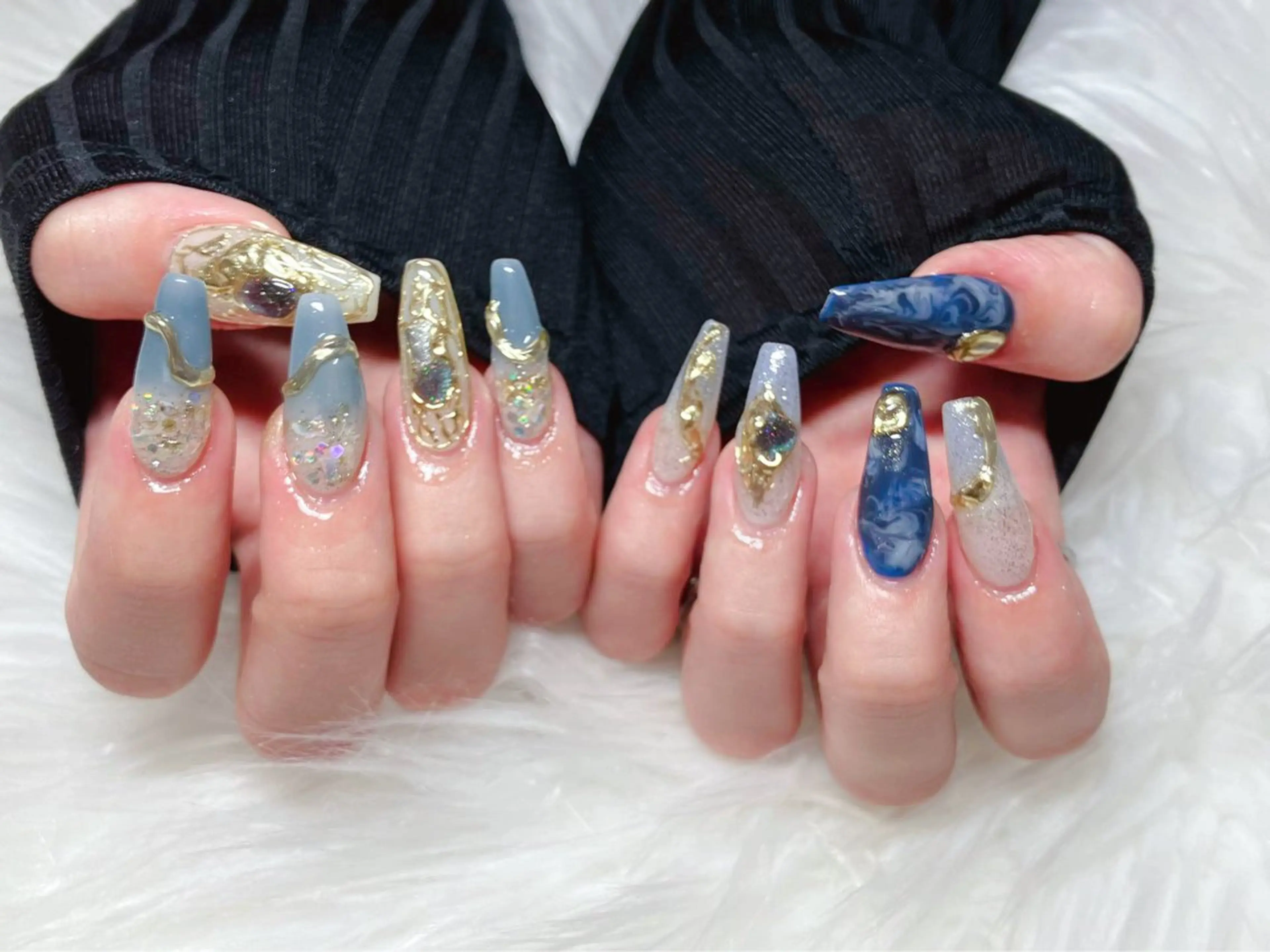 ネイル ハンドネイル ハンドケア 💜MIYA nail川崎店のネイルデザイン