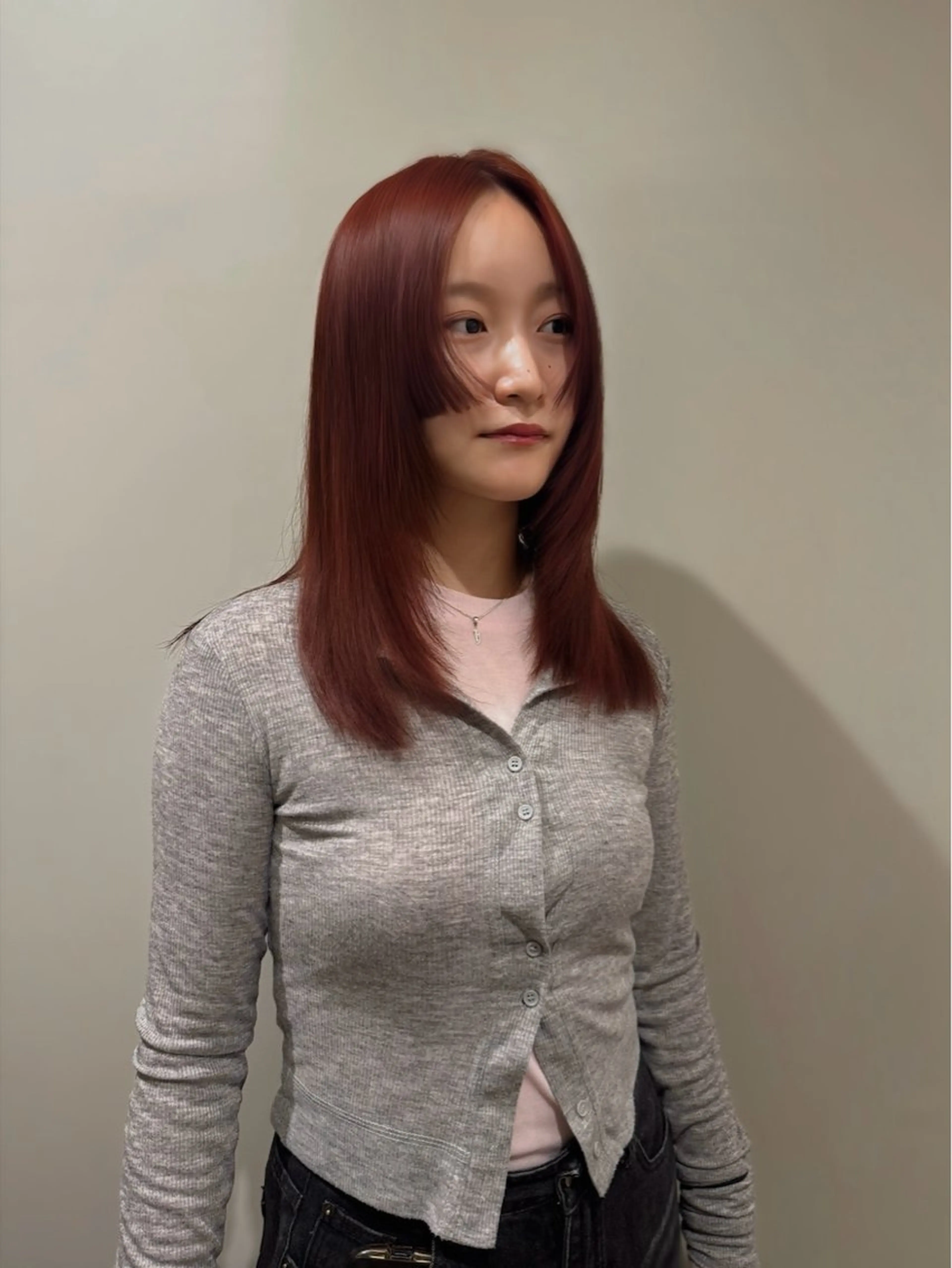 【ブリーチなしWカラー】🌿抜け感ケアカラー+こだわり顔周りカット🌿の写真