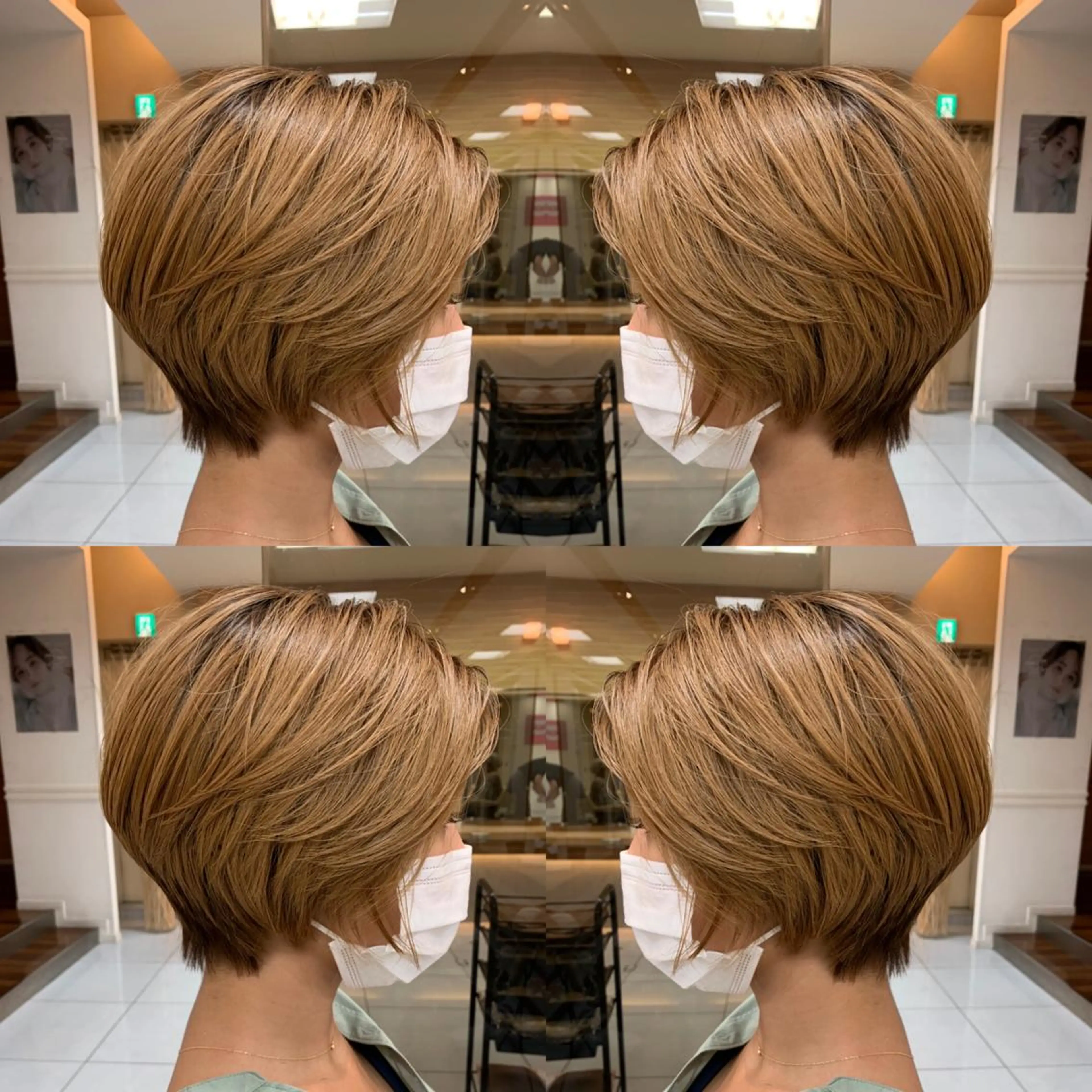 ショート ショートヘア トリートメント 髪質改善/縮毛矯正 /ブリーチ矯正/岡部のヘアスタイル