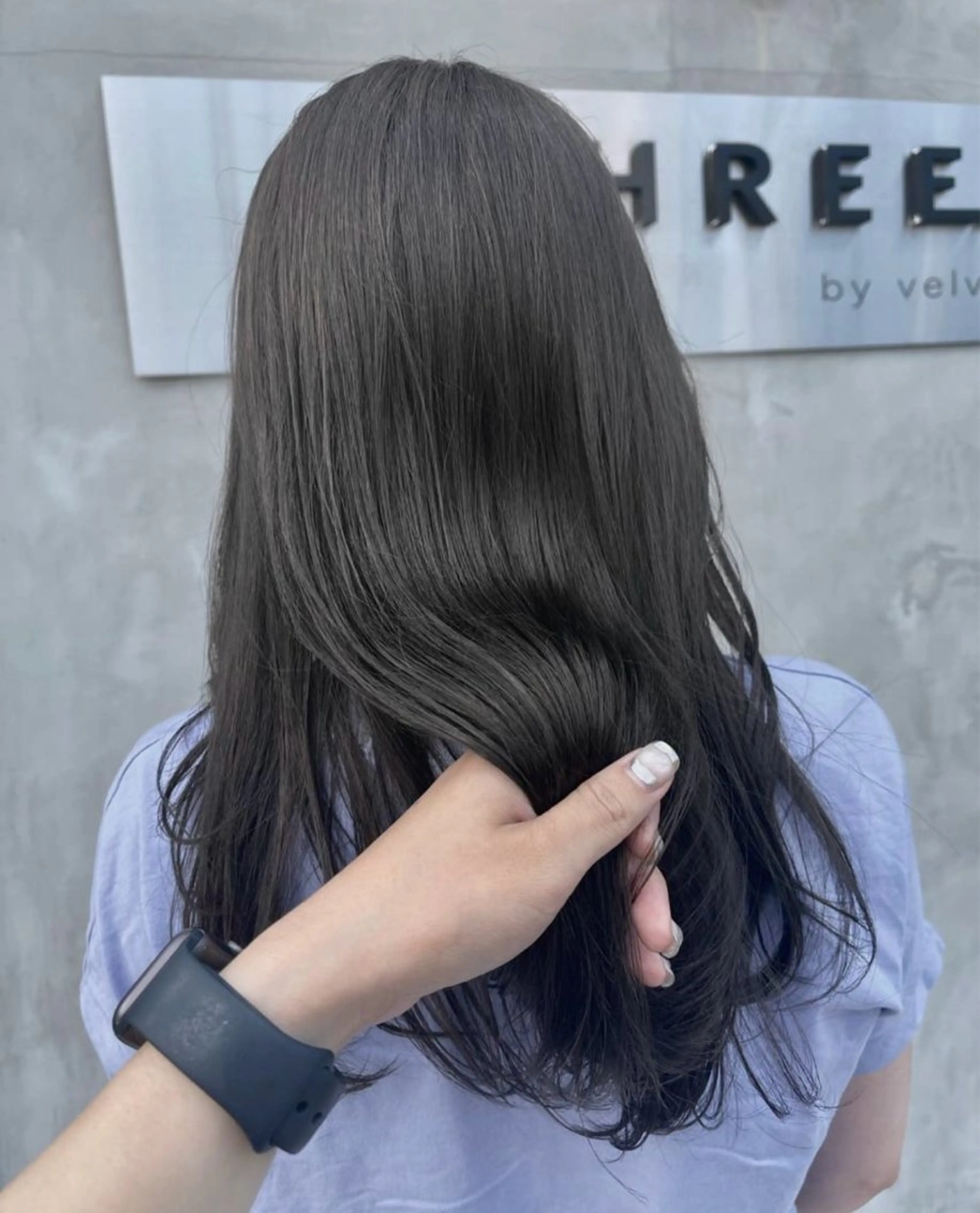 【就活カラー🎀】黒染めじゃないけど落ち着いて見えるカラー🌟⋆꙳の写真
