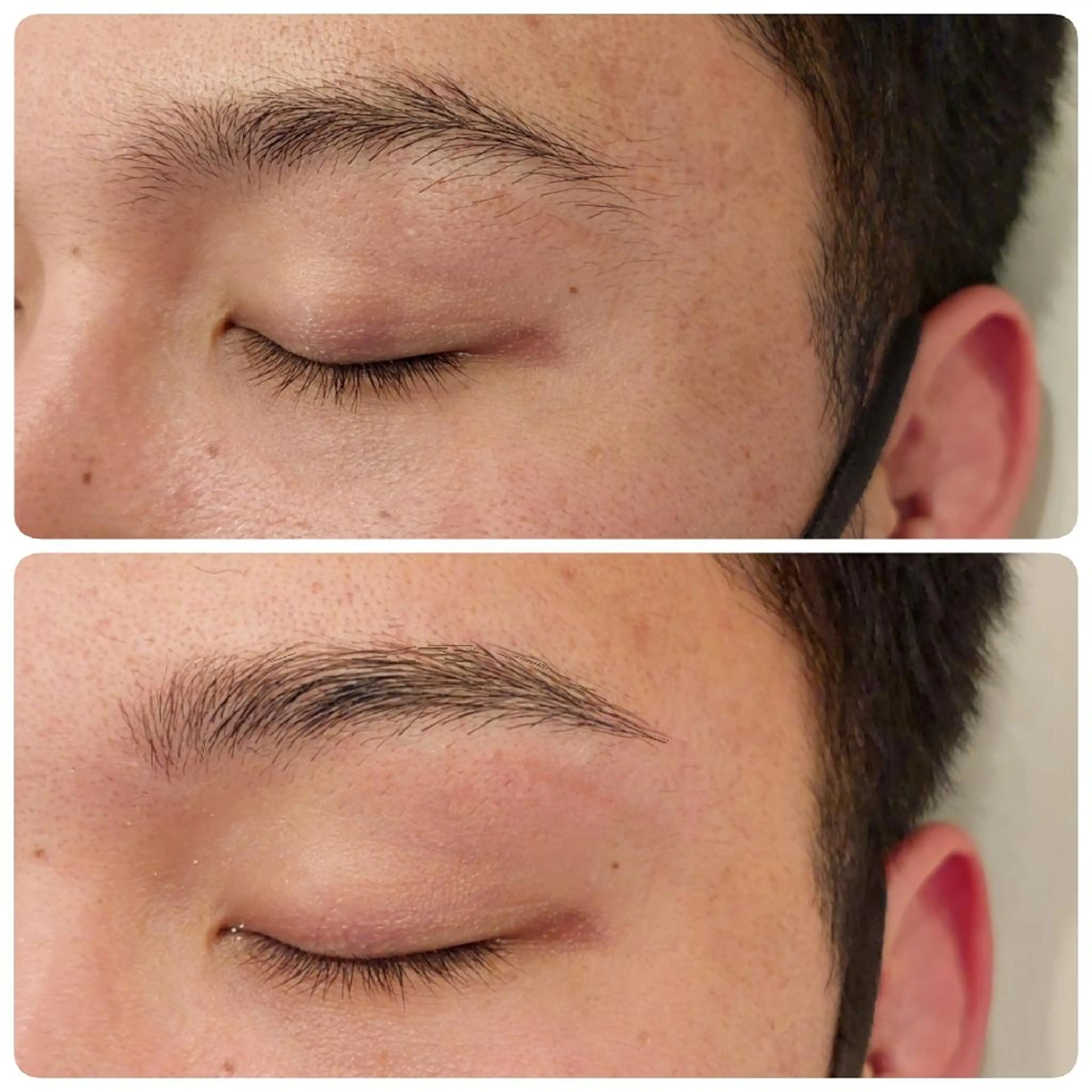 メンズ アイブロウ メンズアイブロウ Bluemoon所属・Blue moonのマツエク・マツパデザイン