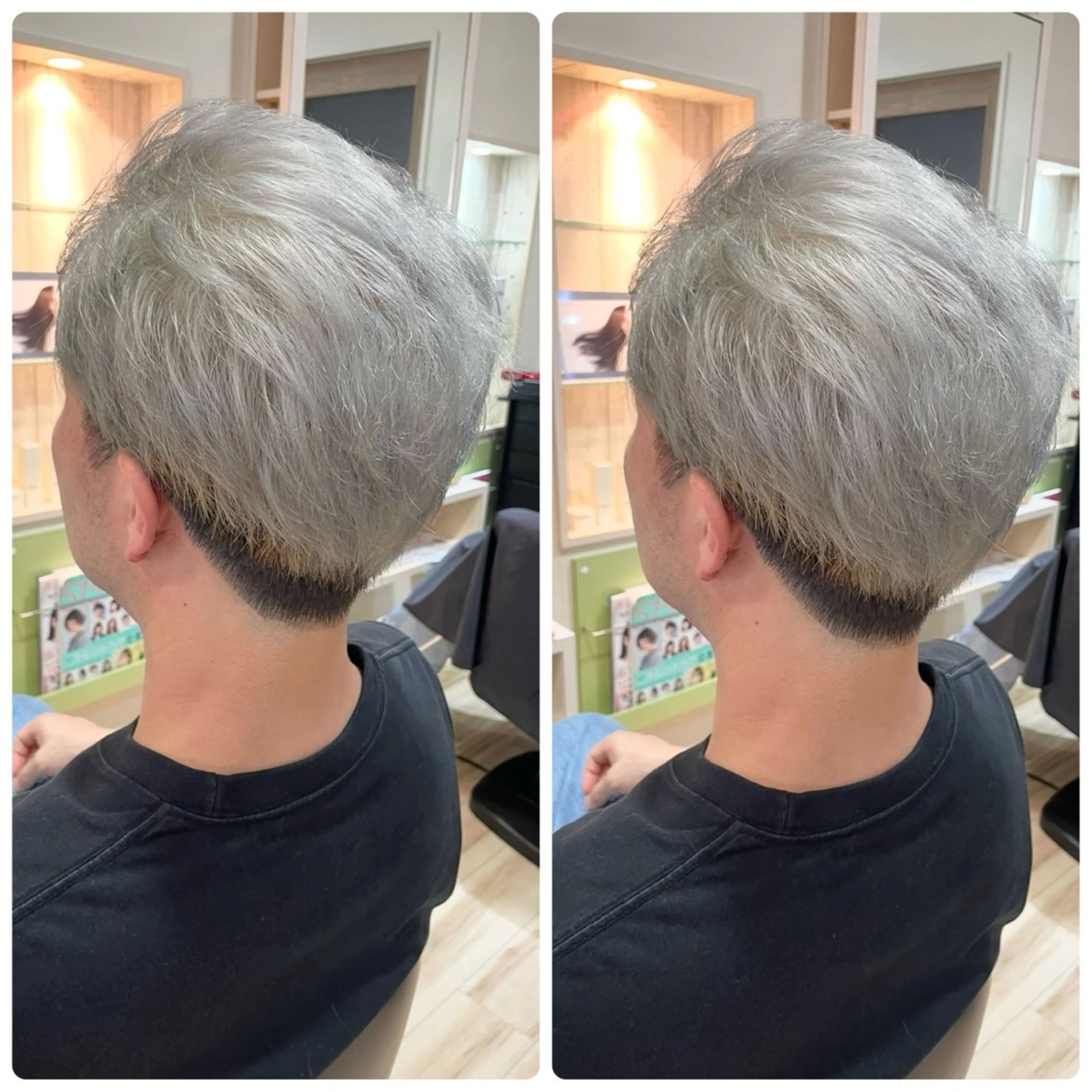 ショート 🦋ハイトーン🦋 石山 希理🦋のヘアスタイル