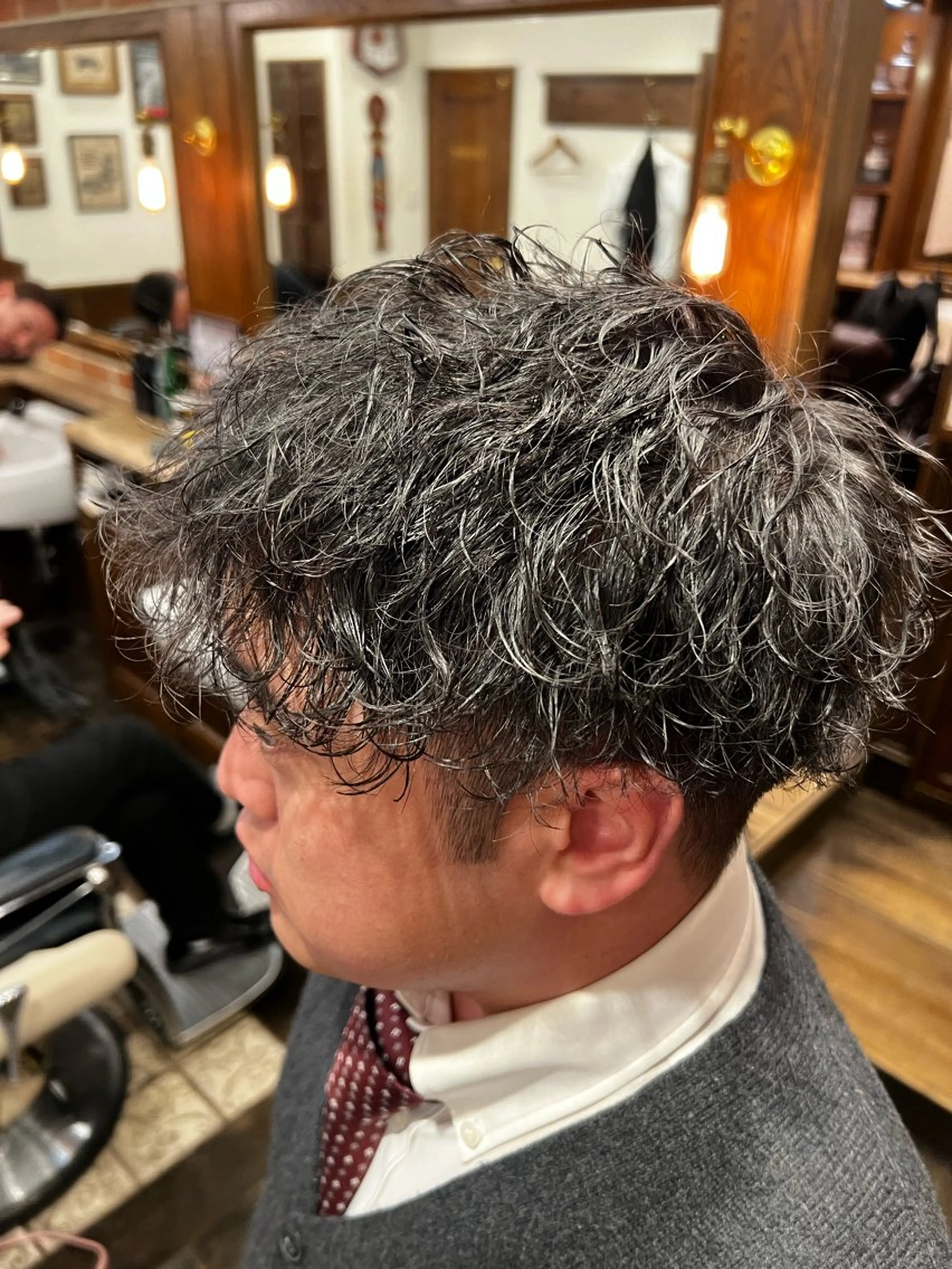 ミディアム 大久保 竣太のヘアスタイル