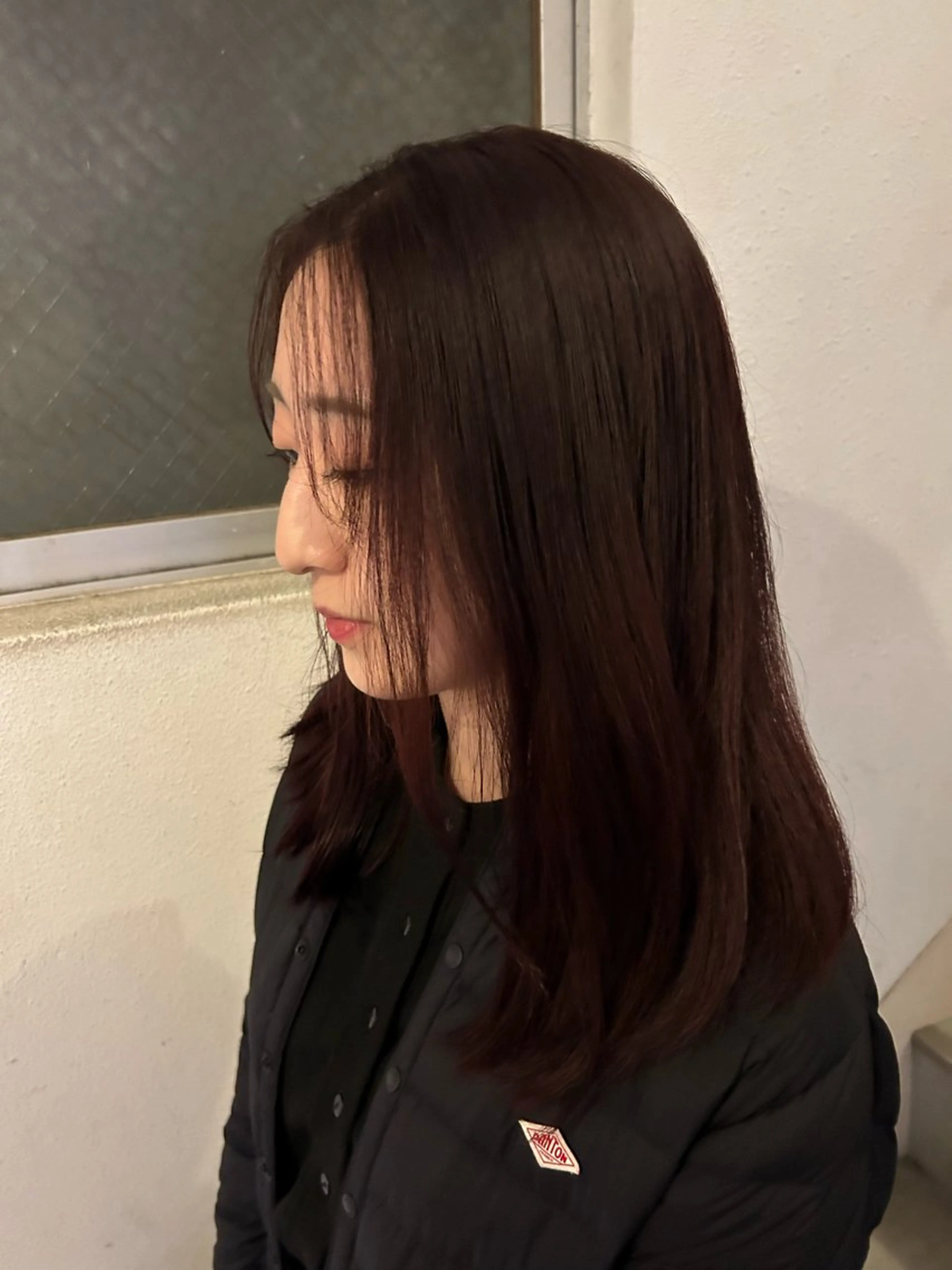 セミロング カラー 愛結 暖色カラー🎀🩰のヘアスタイル