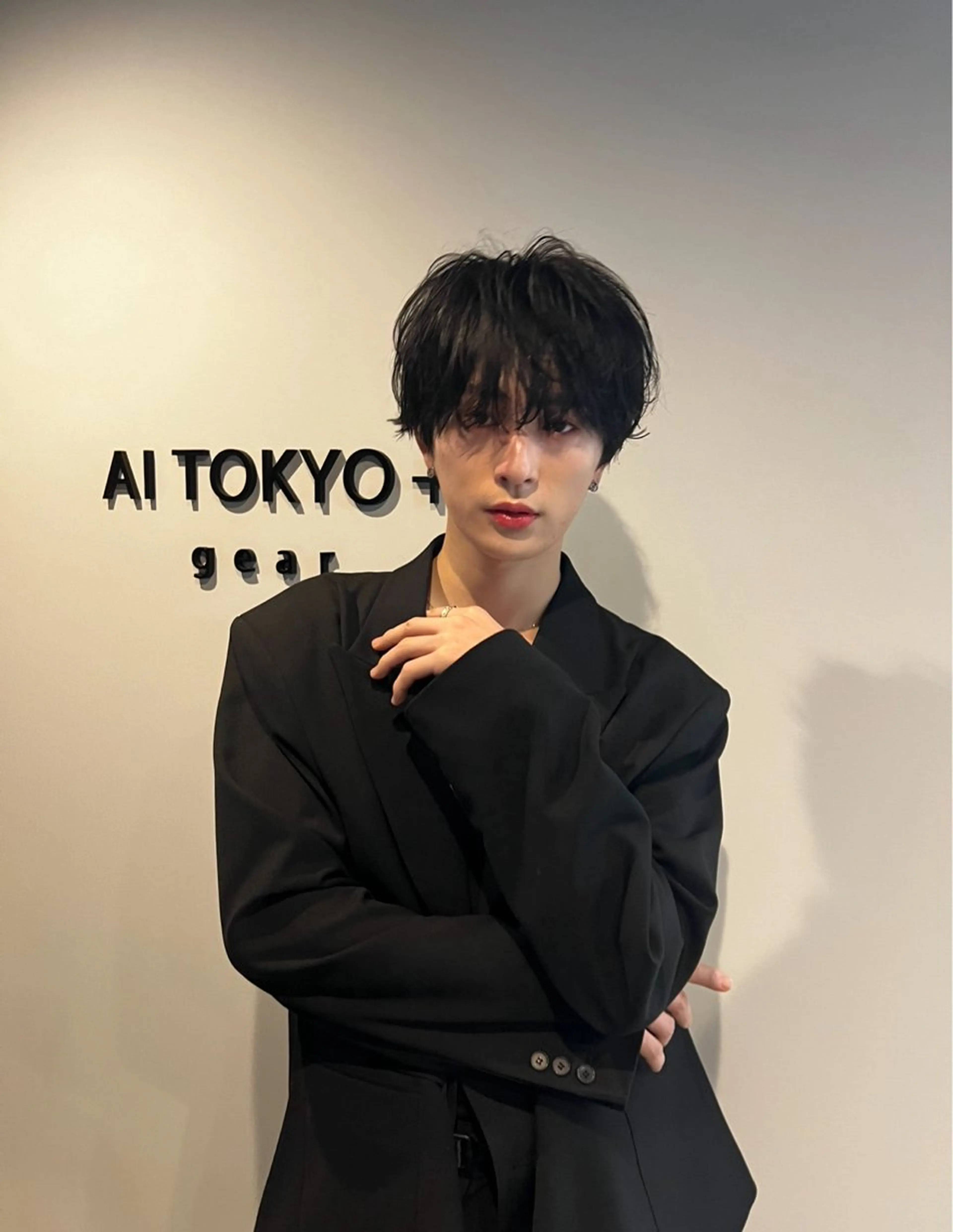 🩵men'sヘアセット🩵の写真