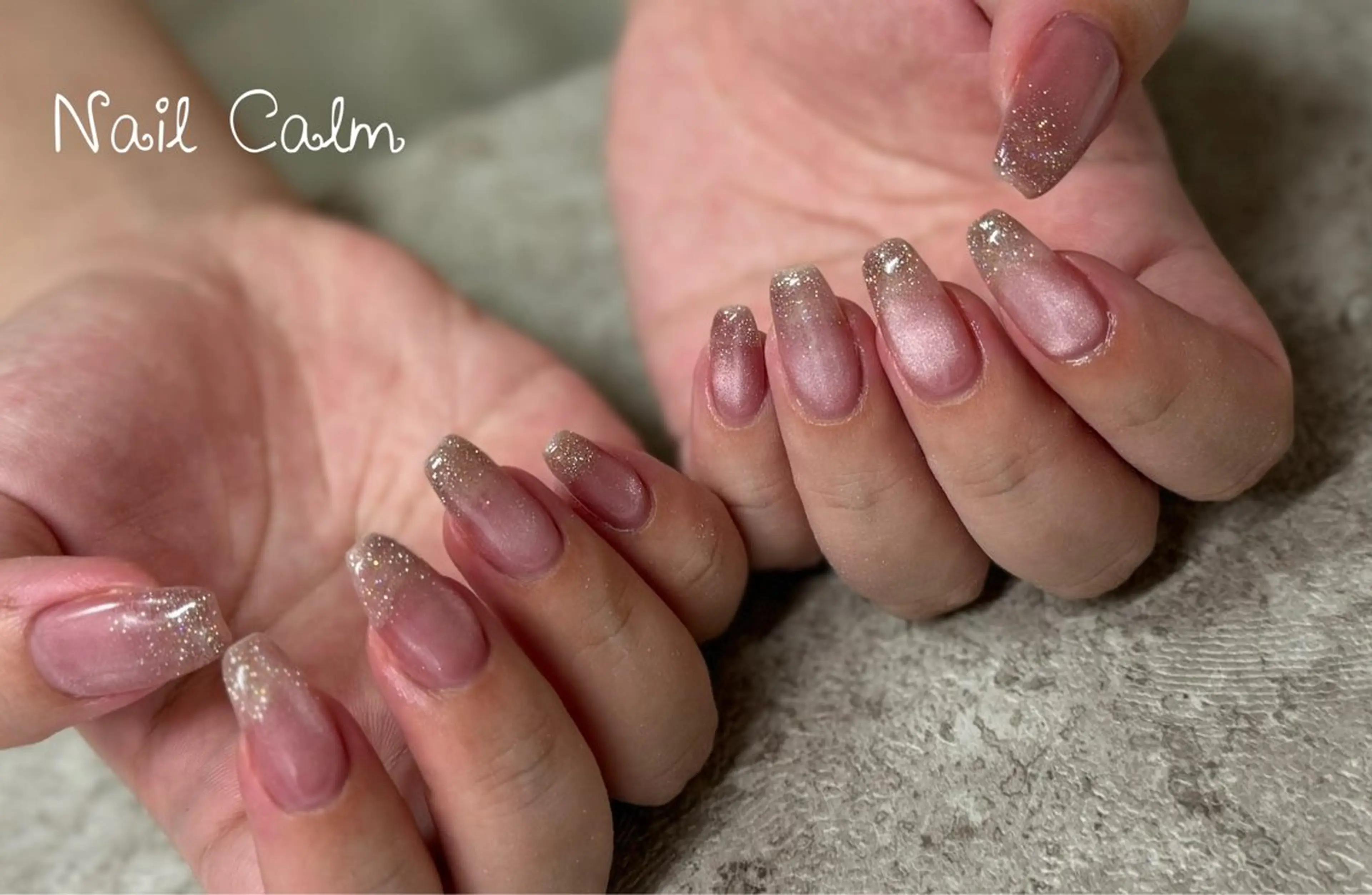 ネイル フラッシュネイル マグネットネイル ハンドネイル Nail Calm所属・プライベートサロン Calmのネイルデザイン