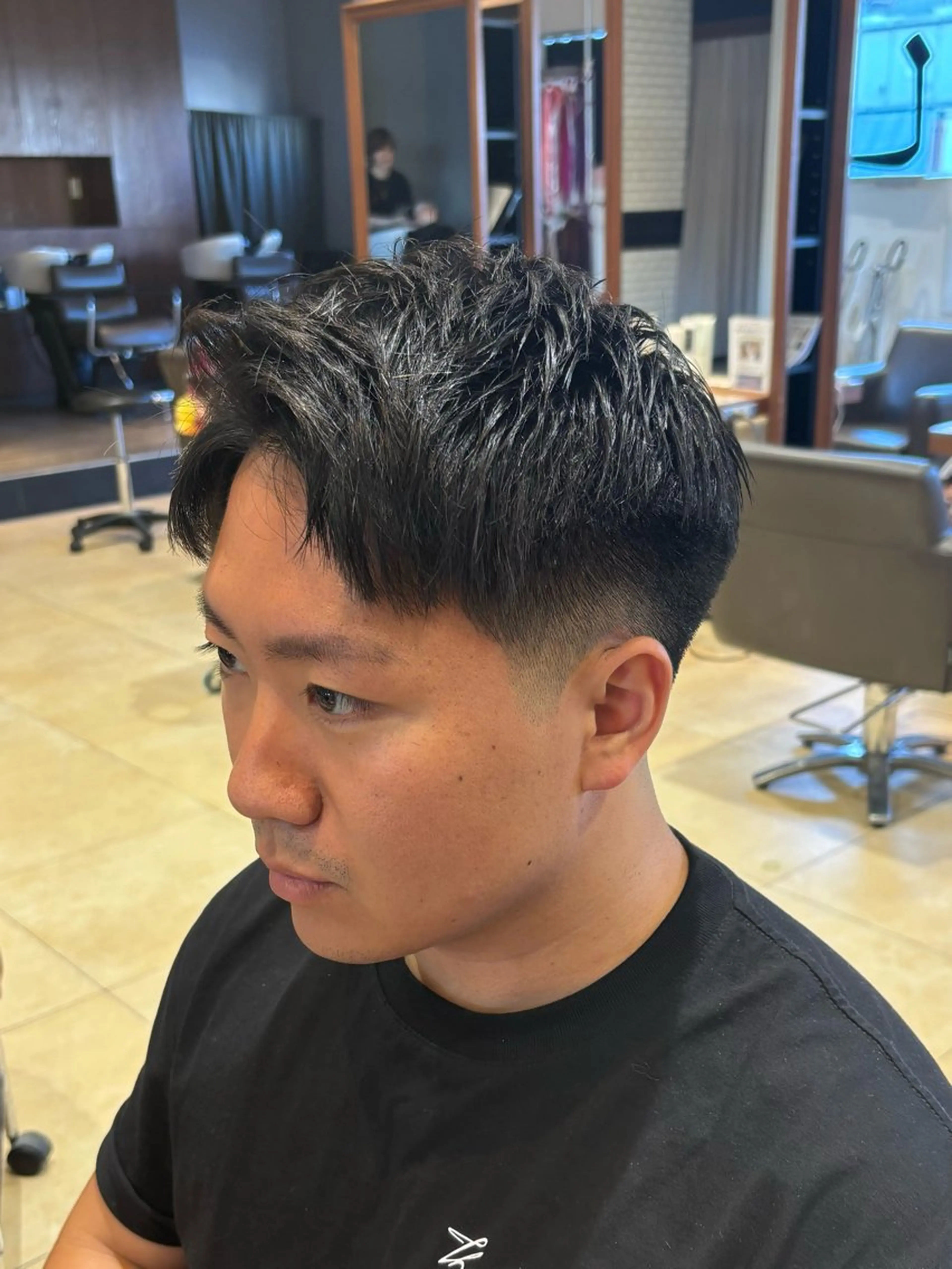 ショート メンズ フェードカット 学生（メンズ向け） 学生 Lee堀江 LUCA/メンズ特化のヘアスタイル