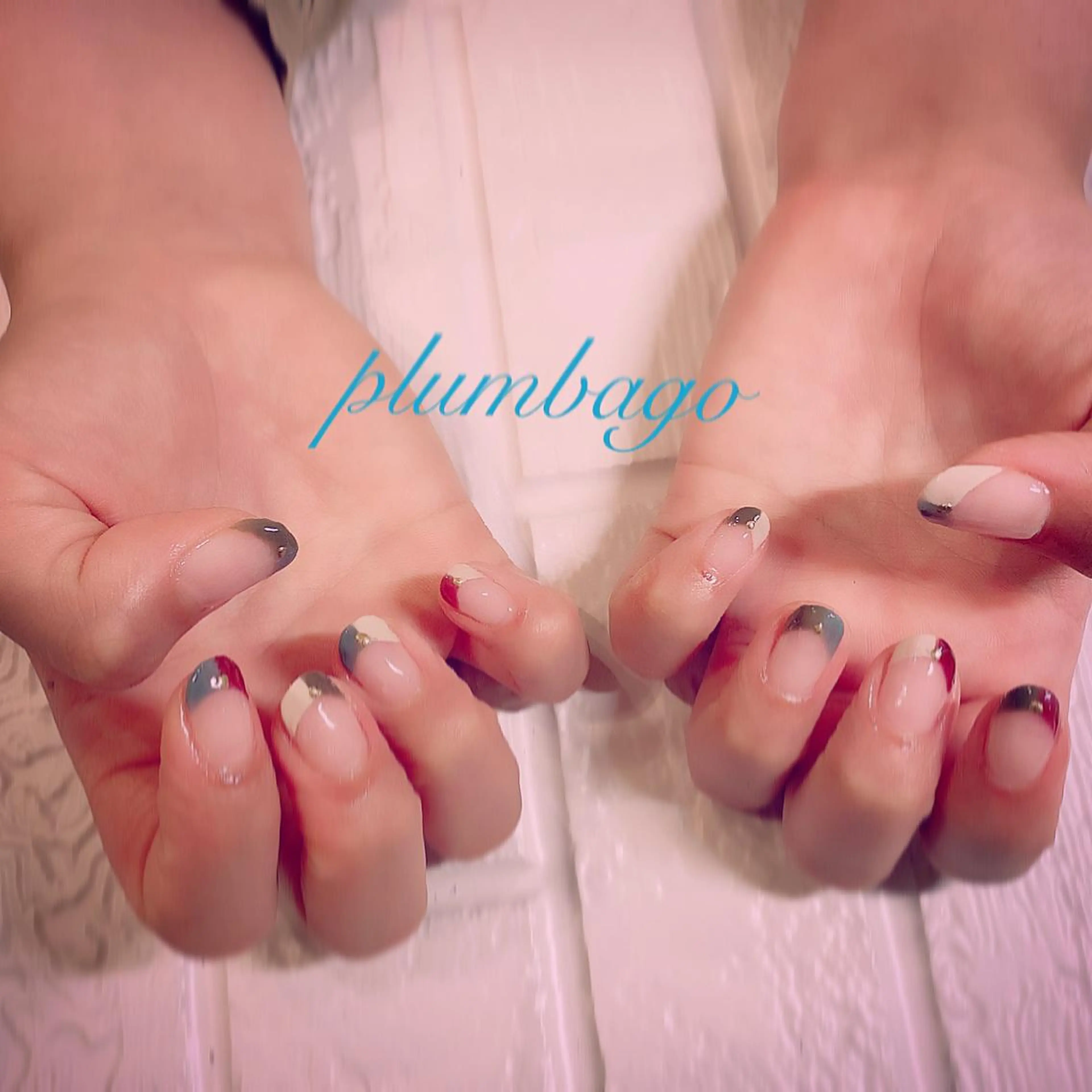 ネイル フレンチネイル シンプルネイル plunail mikiのネイルデザイン