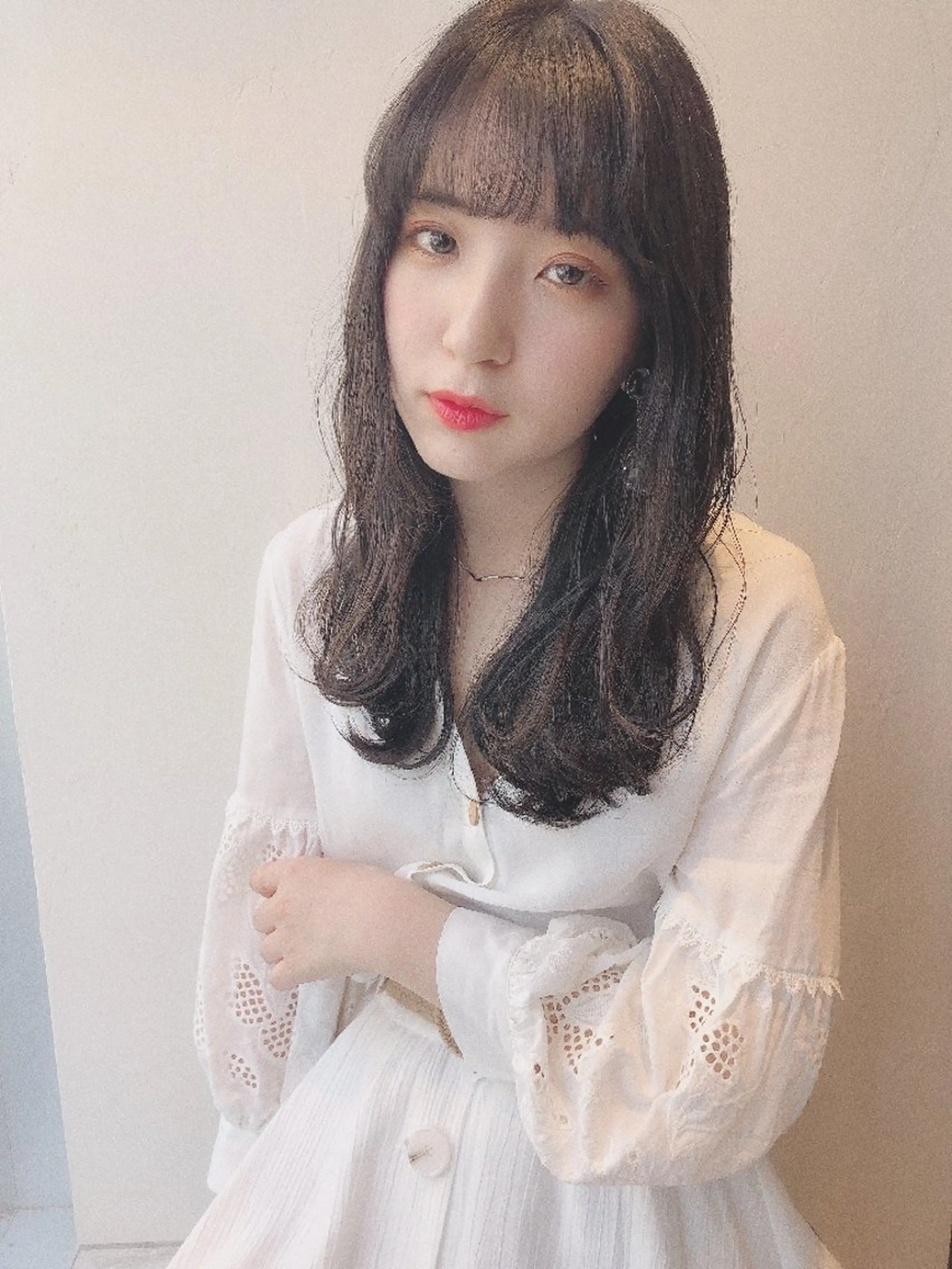 セミロング サロウィン銀座ray店所属・シノヅカ ケンゾーのヘアスタイル