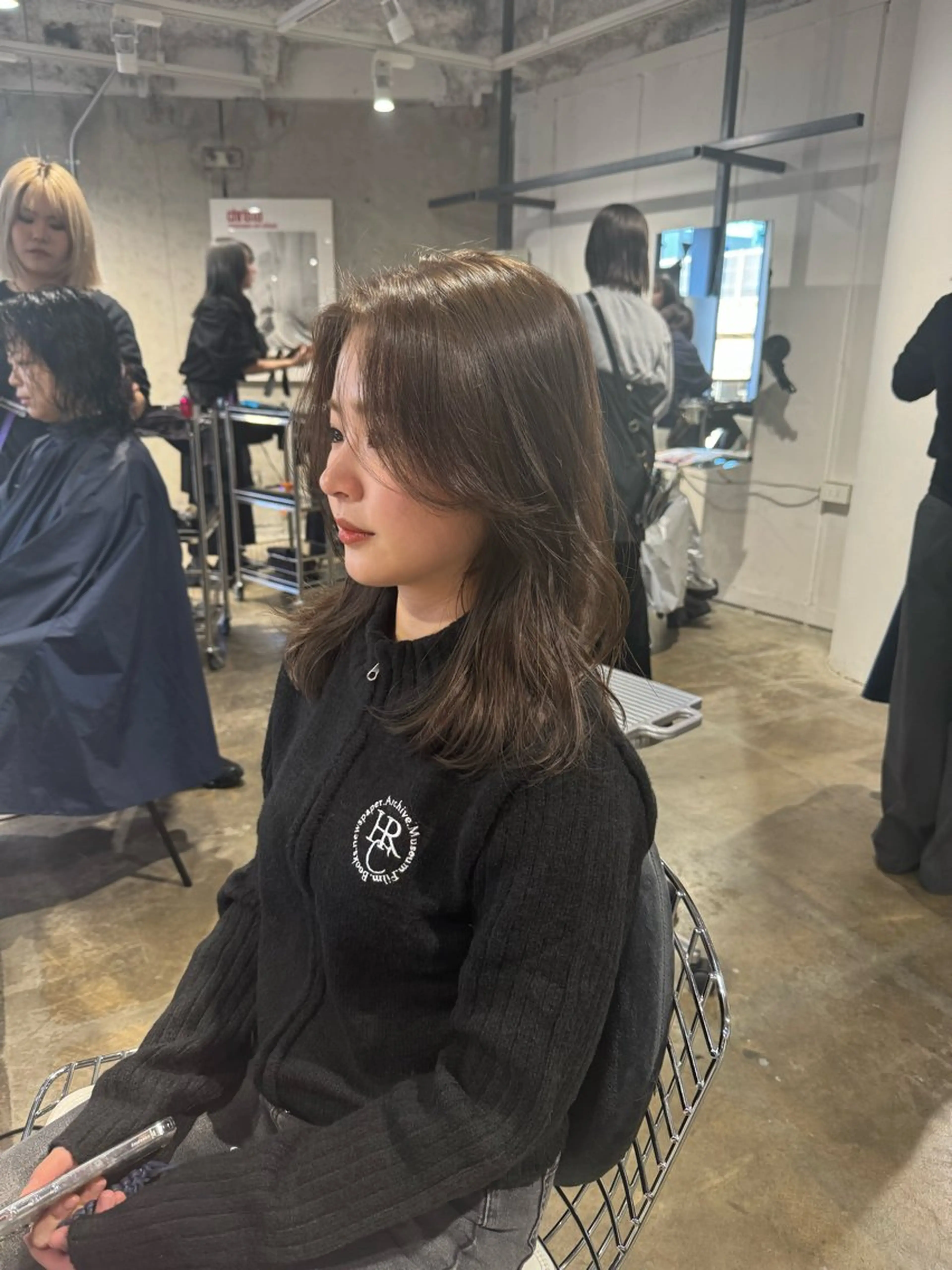 カラー カット ヘアカラー トリートメント 大迫 江梨のヘアスタイル