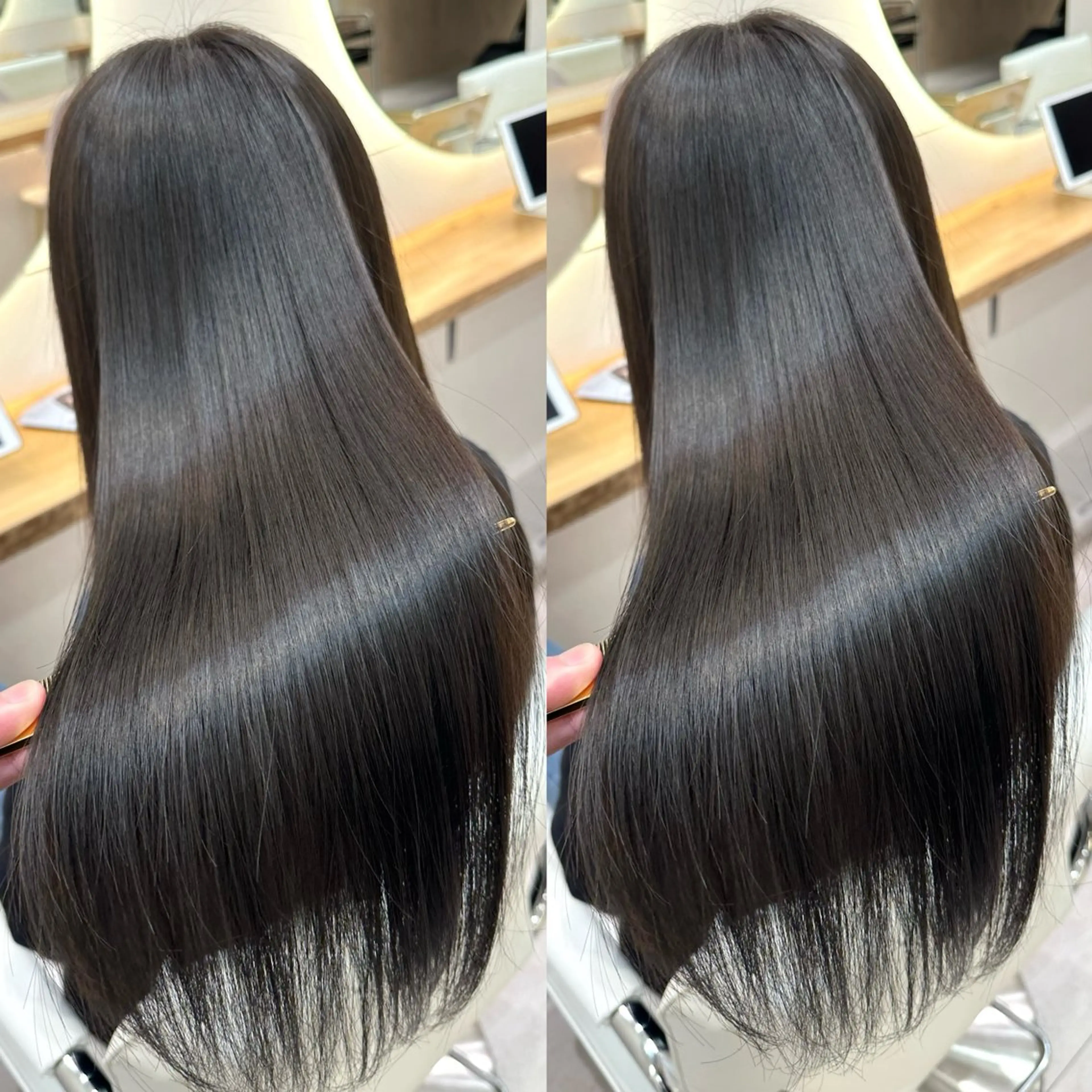 ロング 縮毛矯正 縮毛矯正 トリートメント 韓国/ワンホン/新宿 /Rumiのヘアスタイル