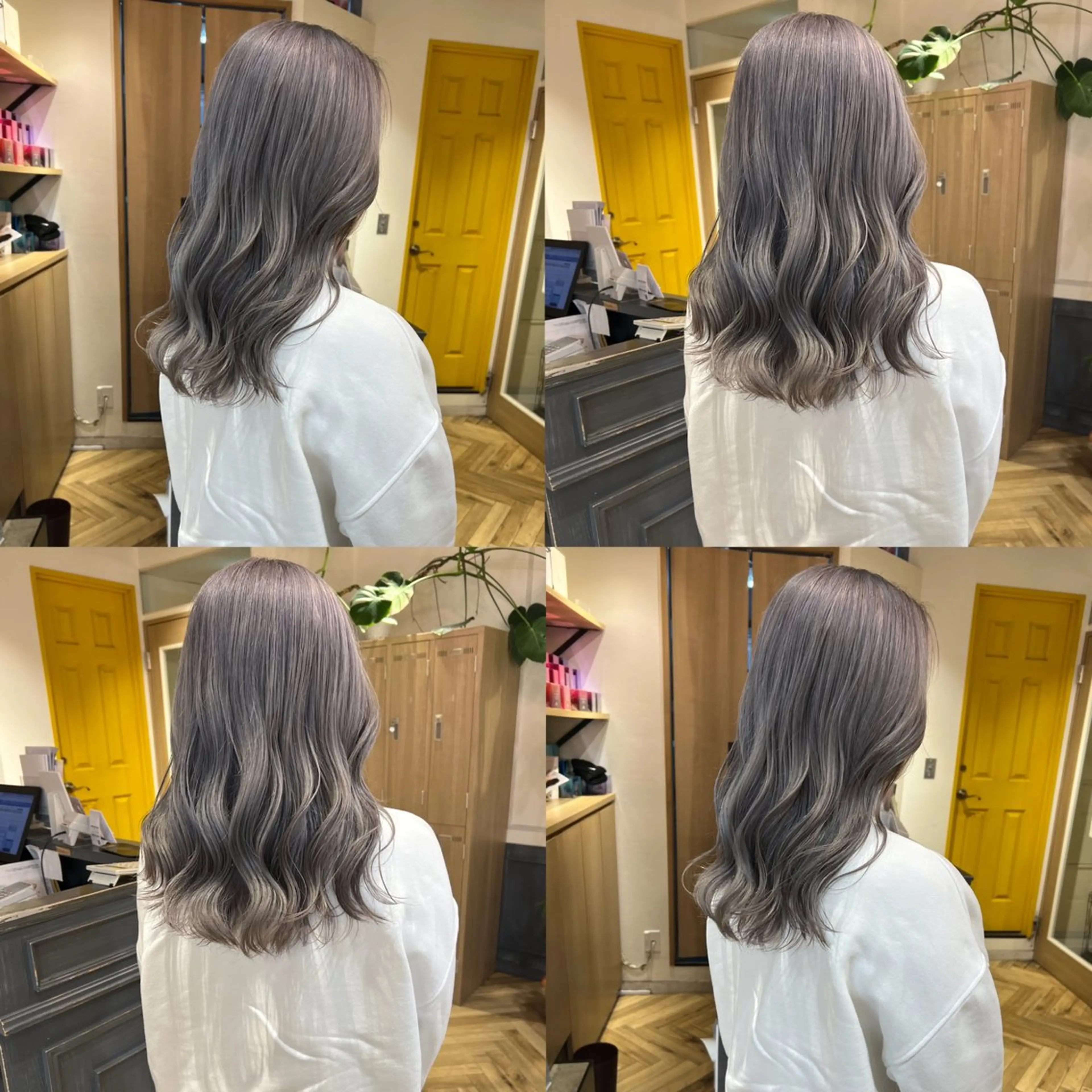 ロング カラー 艶カラー/韓国顔周り 🎀mamiのヘアスタイル