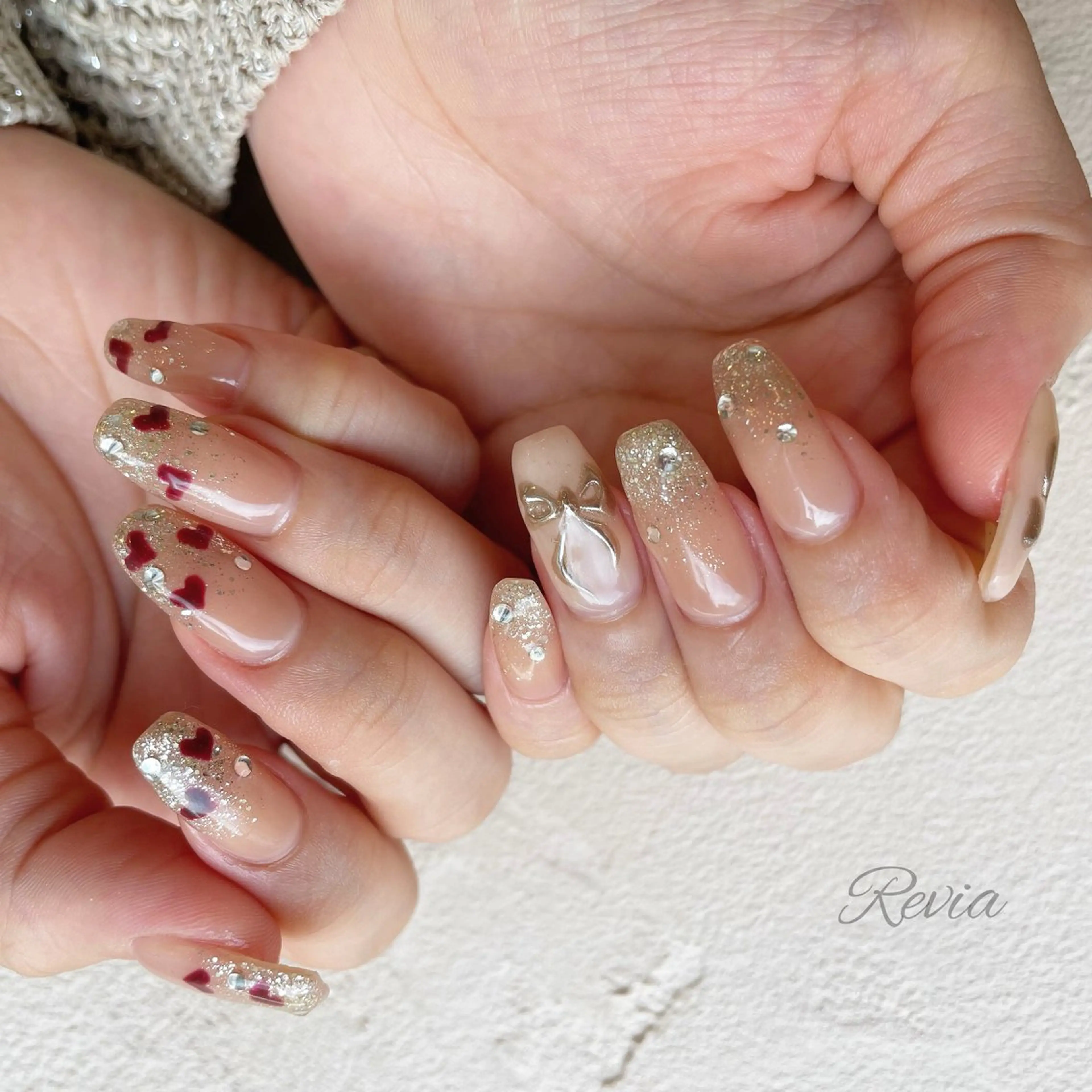 ネイル ハンドネイル revia所属・ERI Nailistのネイルデザイン