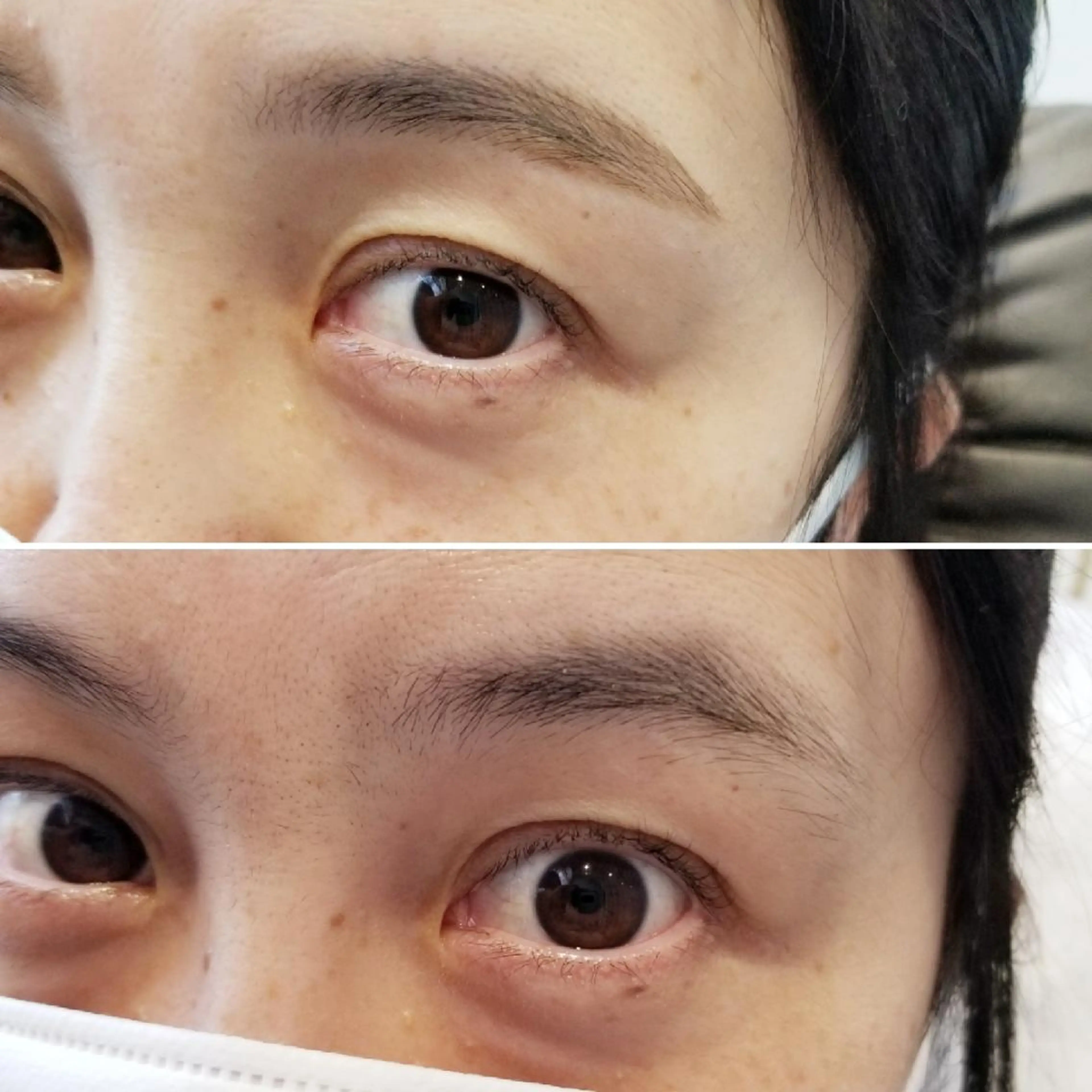 アイブロウ 眉毛ワックス脱毛 阿部 知世のマツエク・マツパデザイン