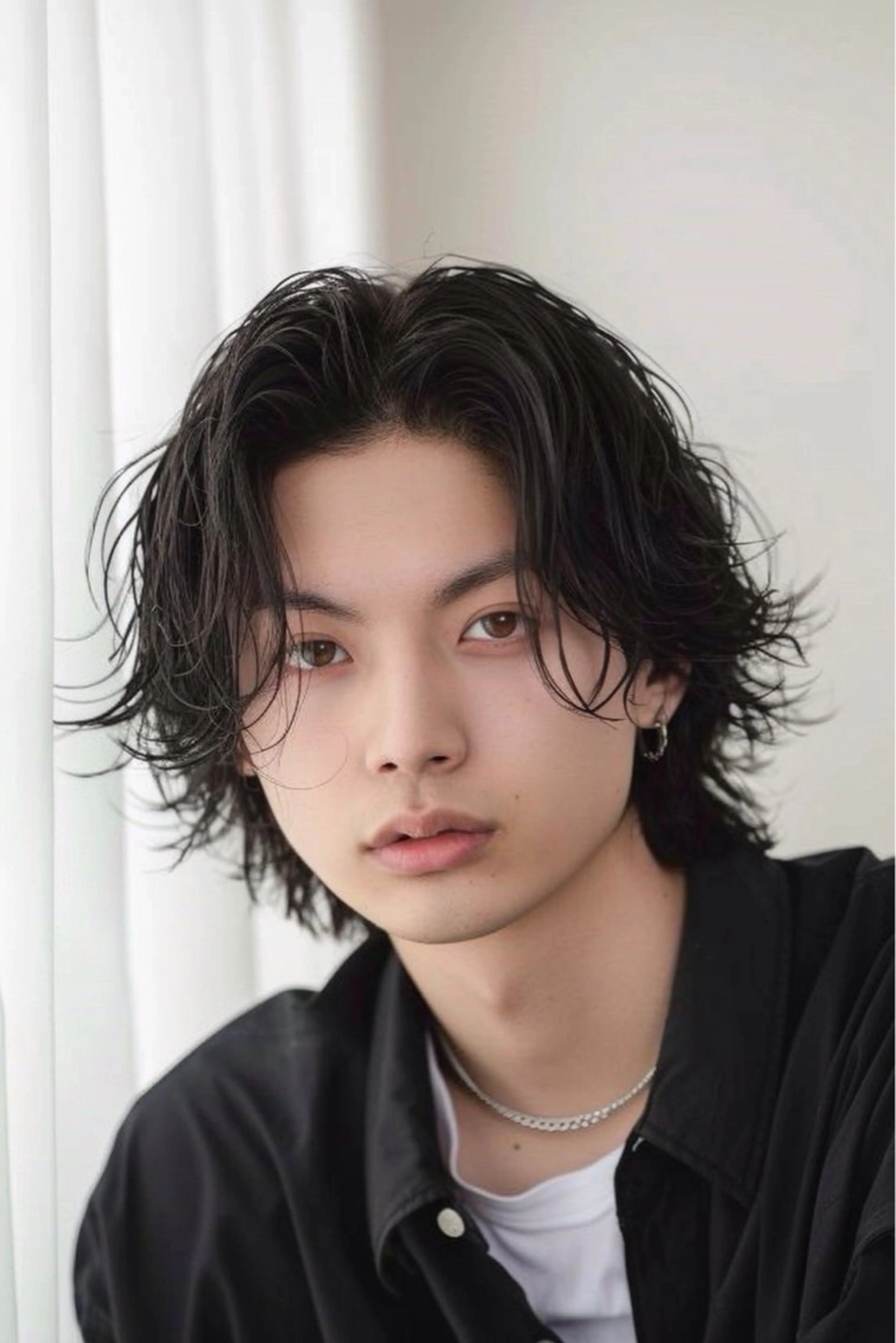 ミディアム カラー パーマ メンズ ☀️Luana☀️ 公式/大通のヘアスタイル