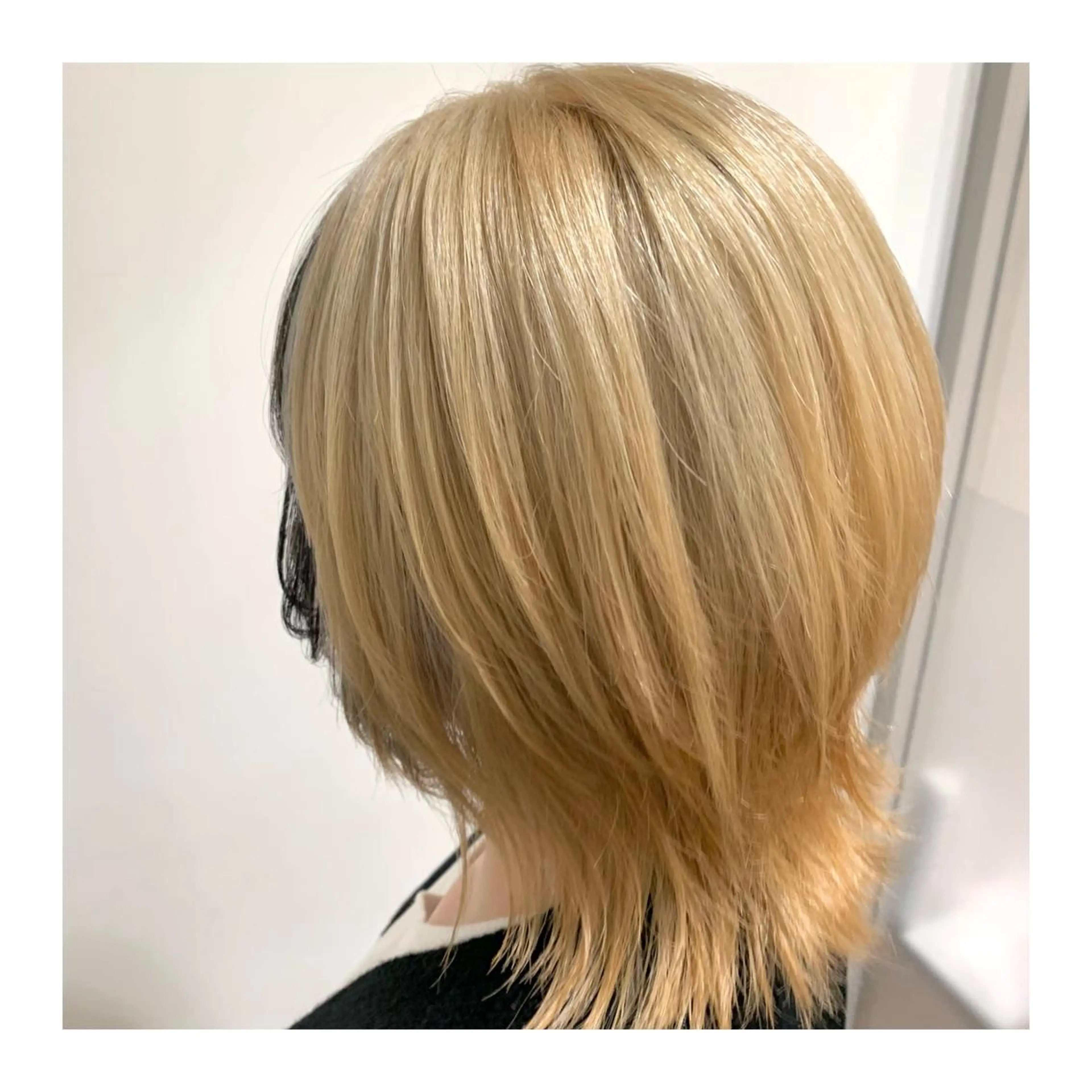 ミディアム カラー あべ ゆうかのヘアスタイル