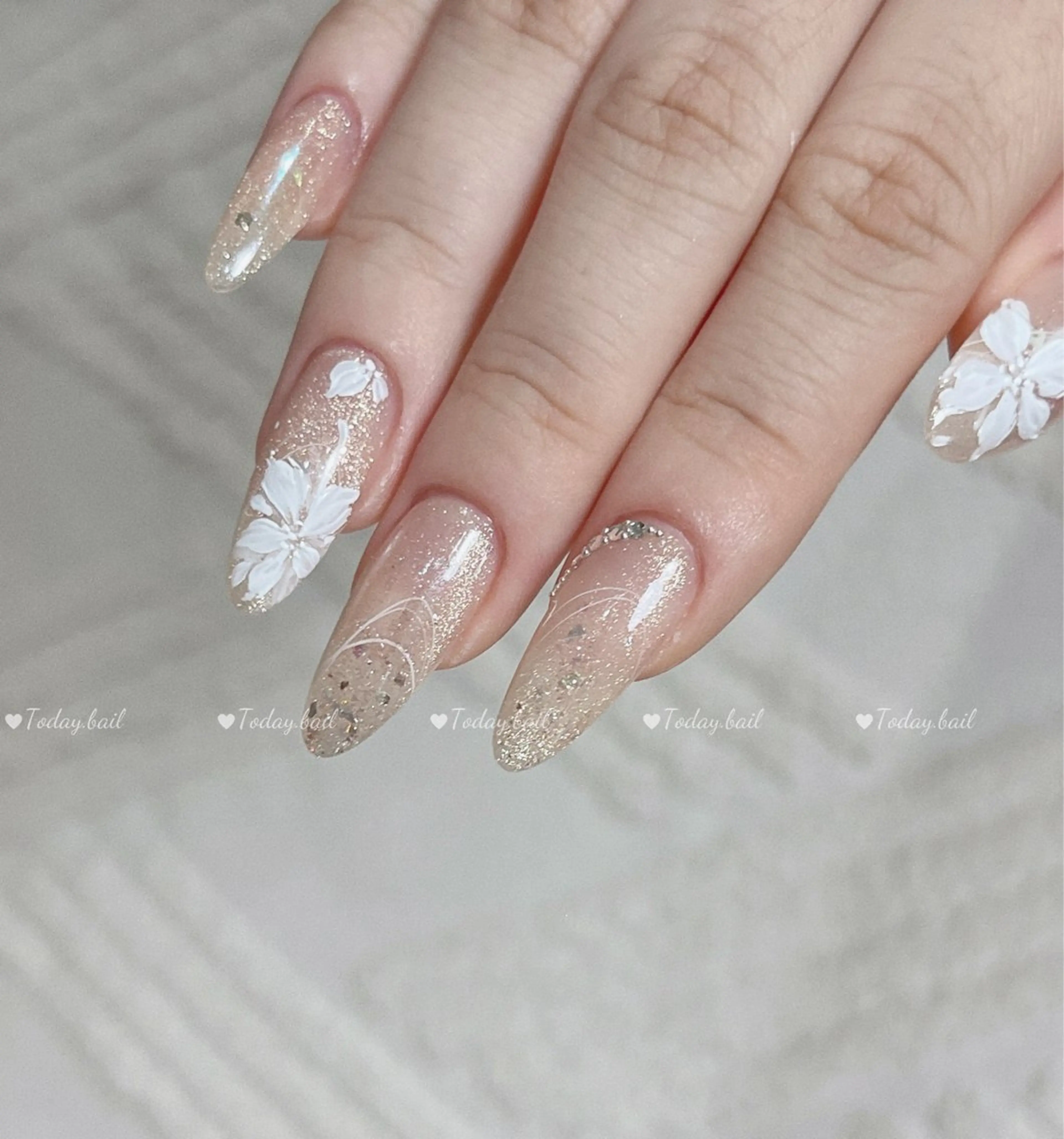 ネイル ハンドネイル 🎀Today nail💅のネイルデザイン