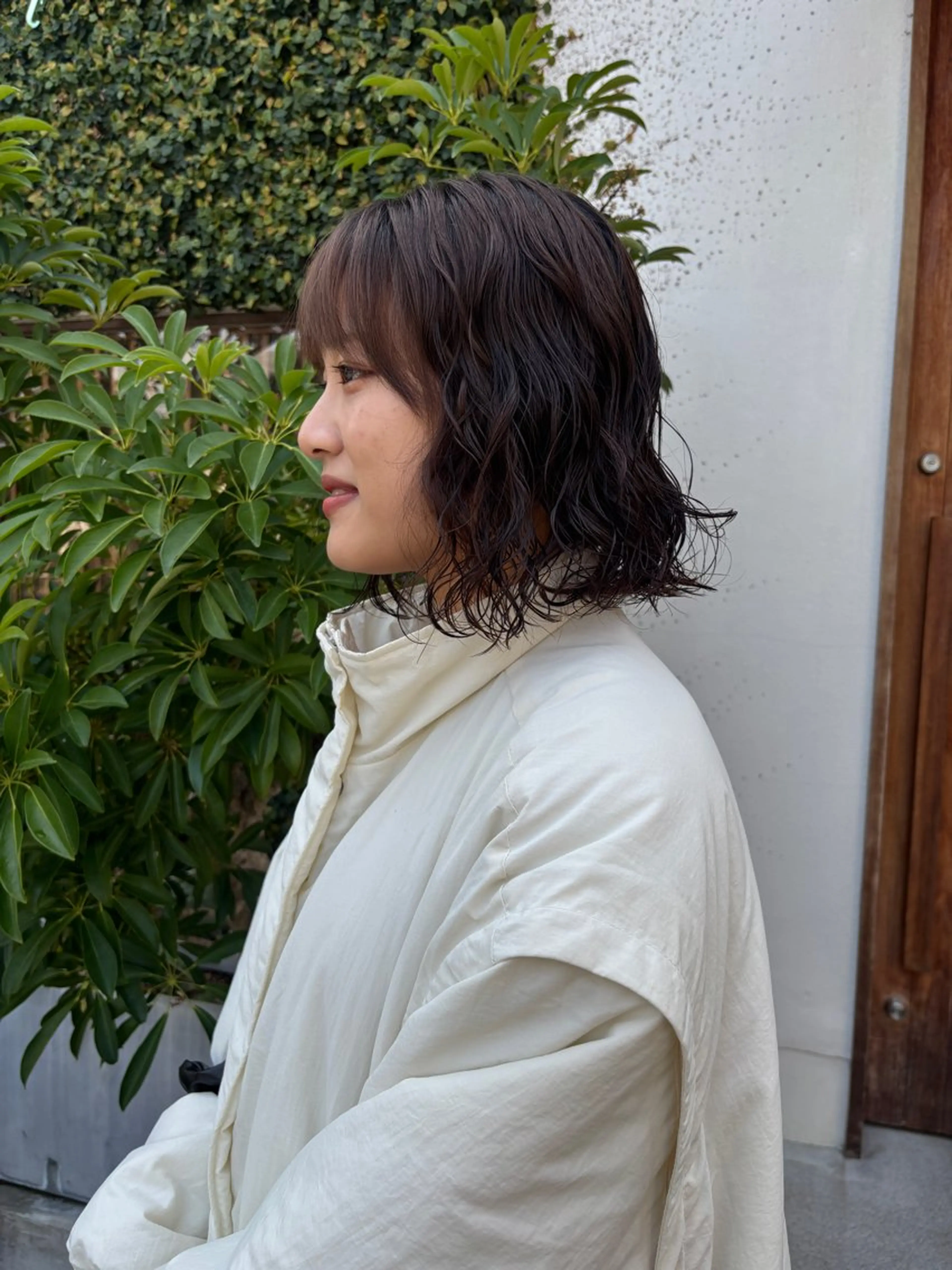 ミディアム パーマ Chiho / 梅田 / ボブ/ パーマのヘアスタイル