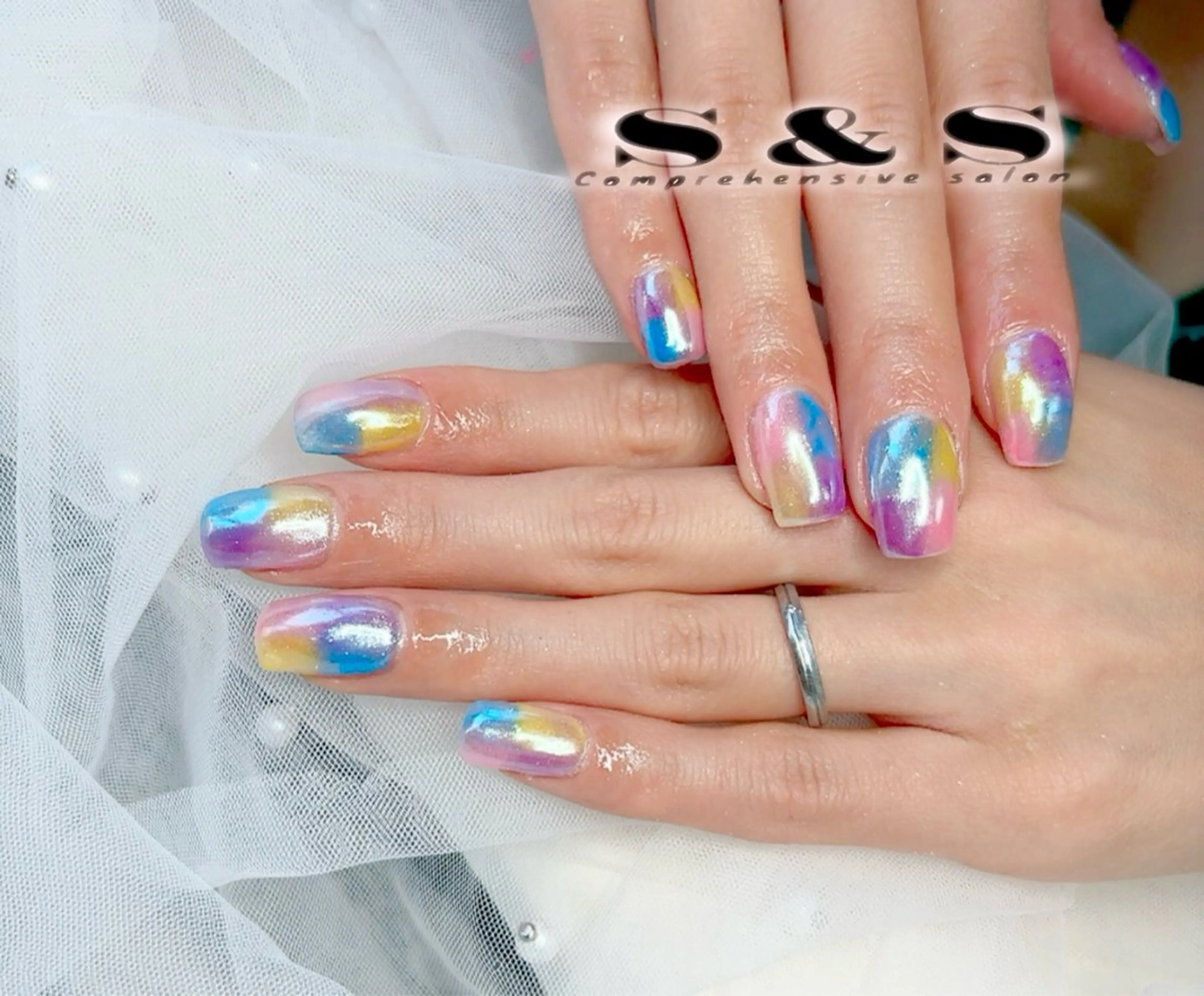 ネイル 長さ出し メンズネイル 持ち込み S&S 村田小百合のネイルデザイン