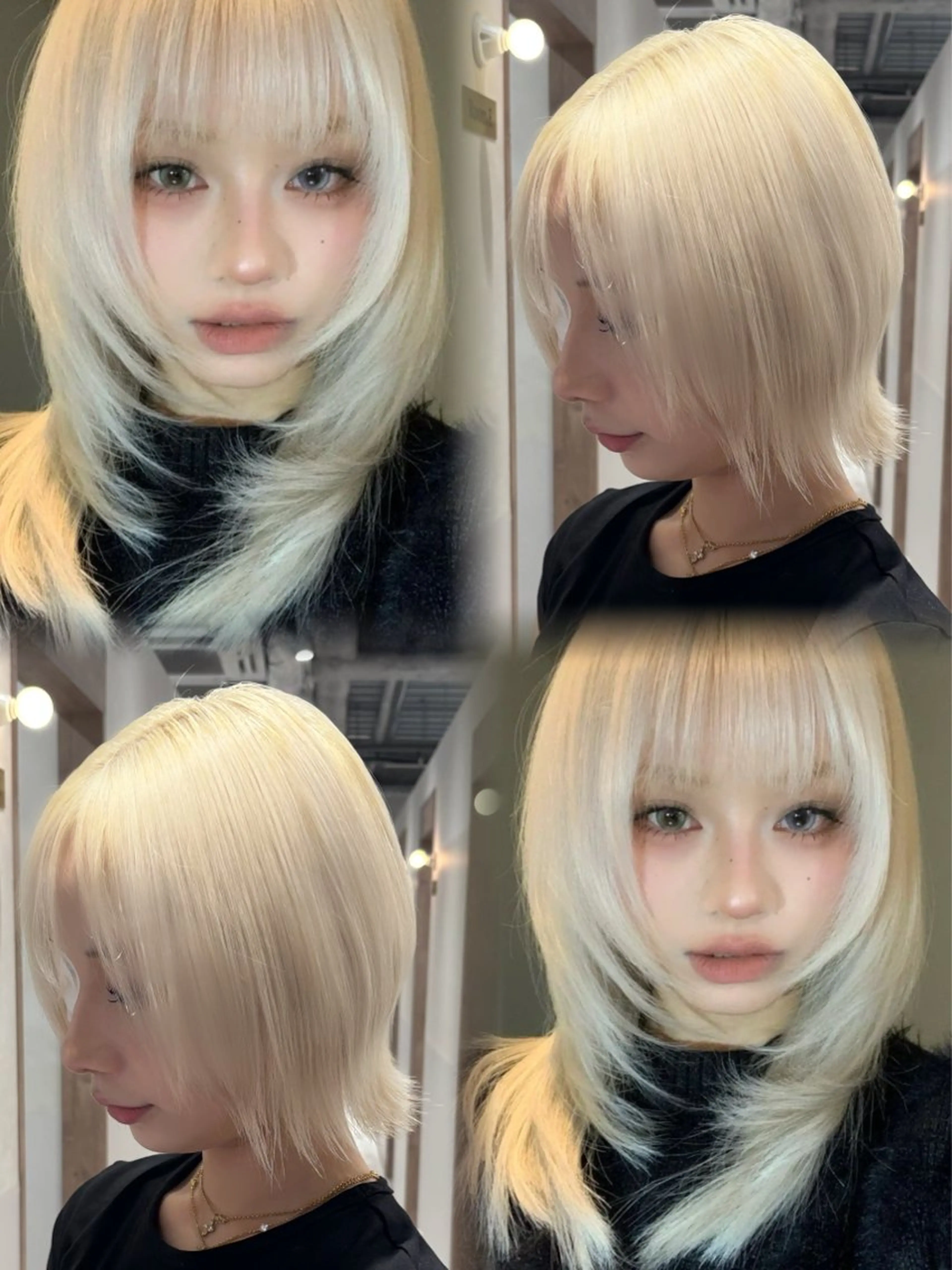 ミディアム ヘアカラー トリートメント 吉澤 愛心のヘアスタイル