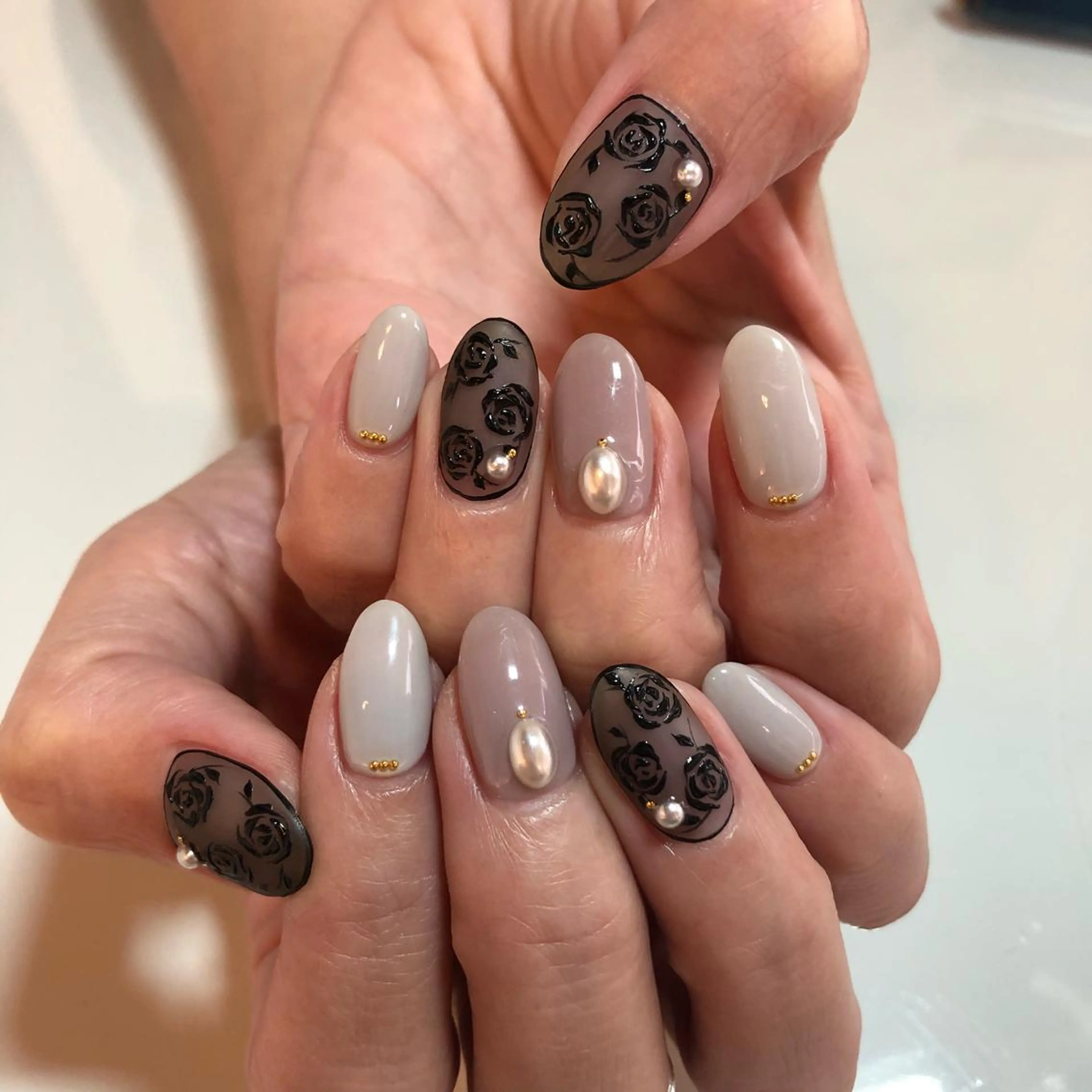 ネイル マットネイル g-up nail所属・米田 律子のネイルデザイン