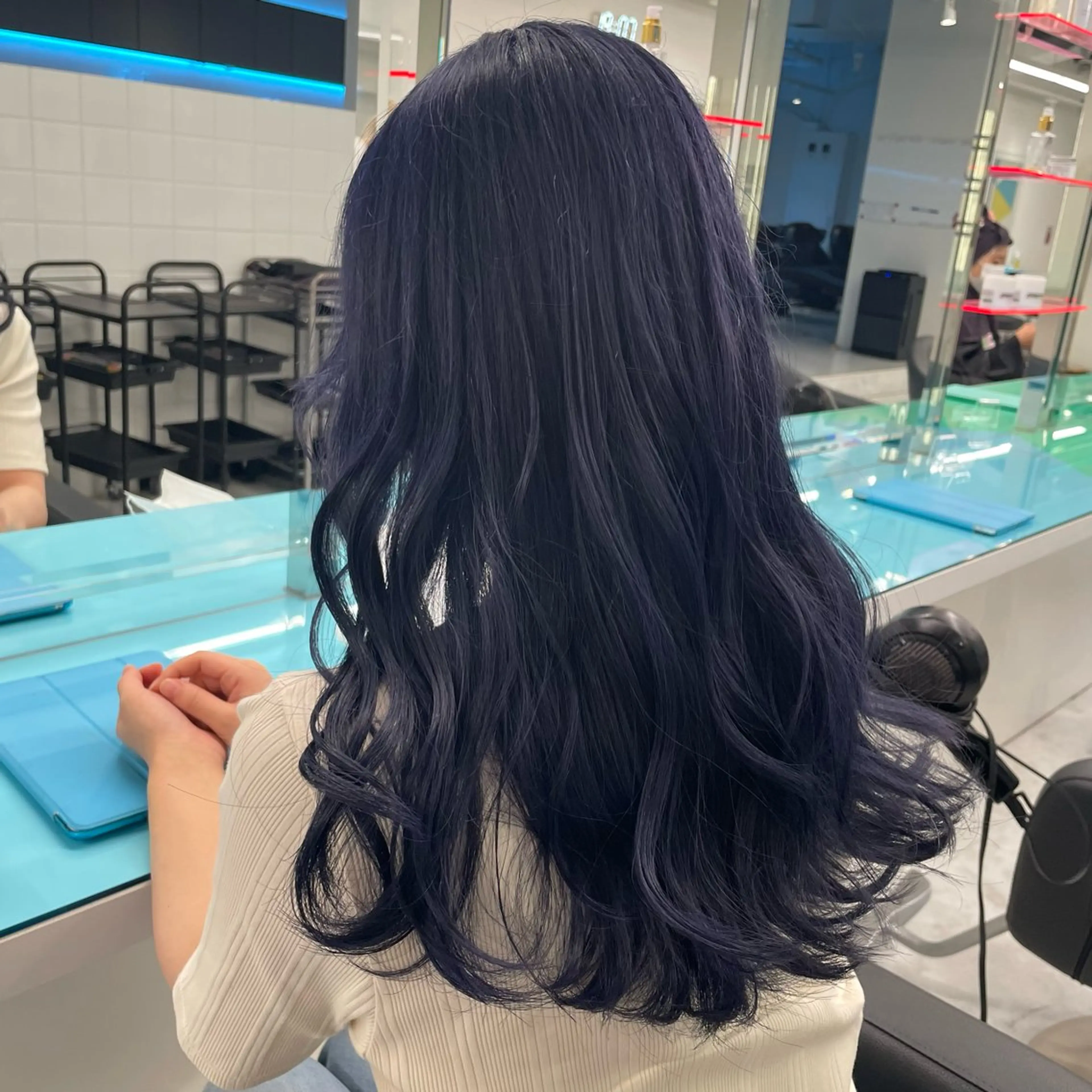 ロング ヘアカラー トリートメント 🦋韓国風カラー🦋 こうせい原宿のヘアスタイル