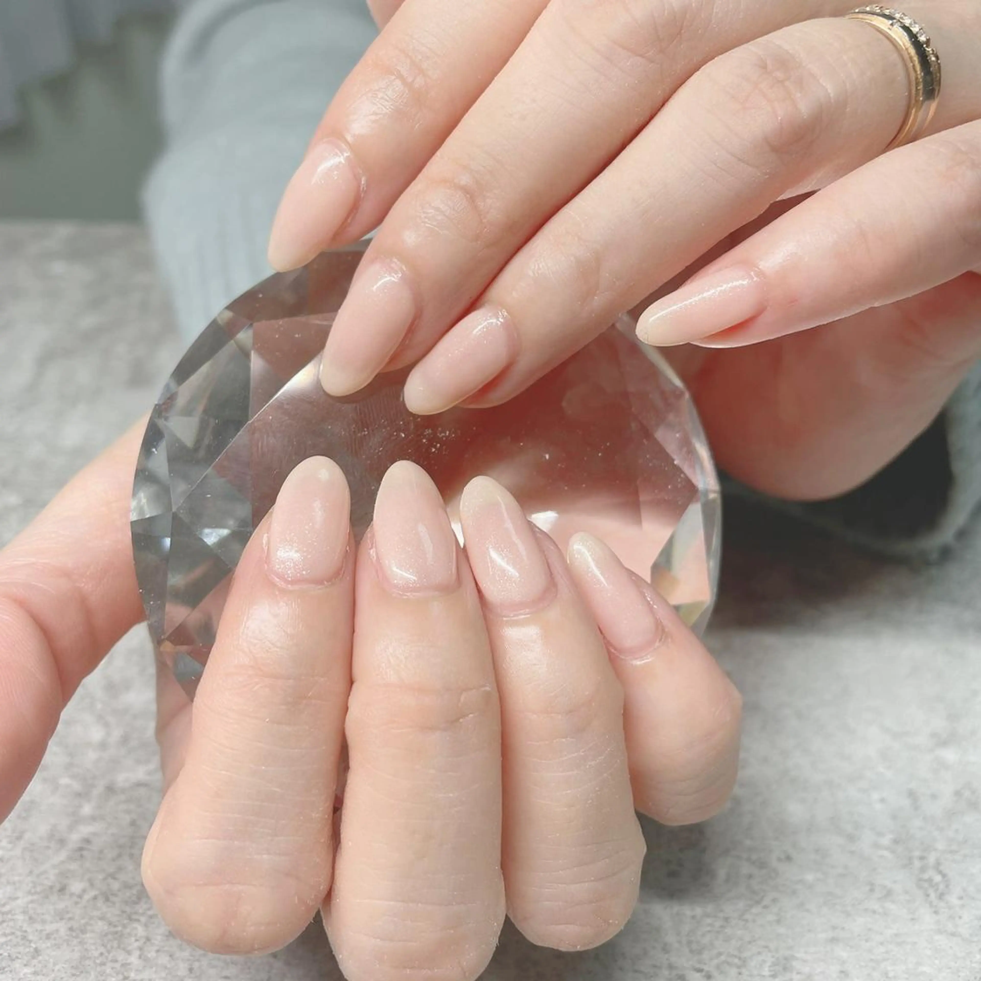 ネイル オーロラネイル ボルドー クリアネイル フラッシュネイル フットネイル Rabe nail ラーベネイルのネイルデザイン