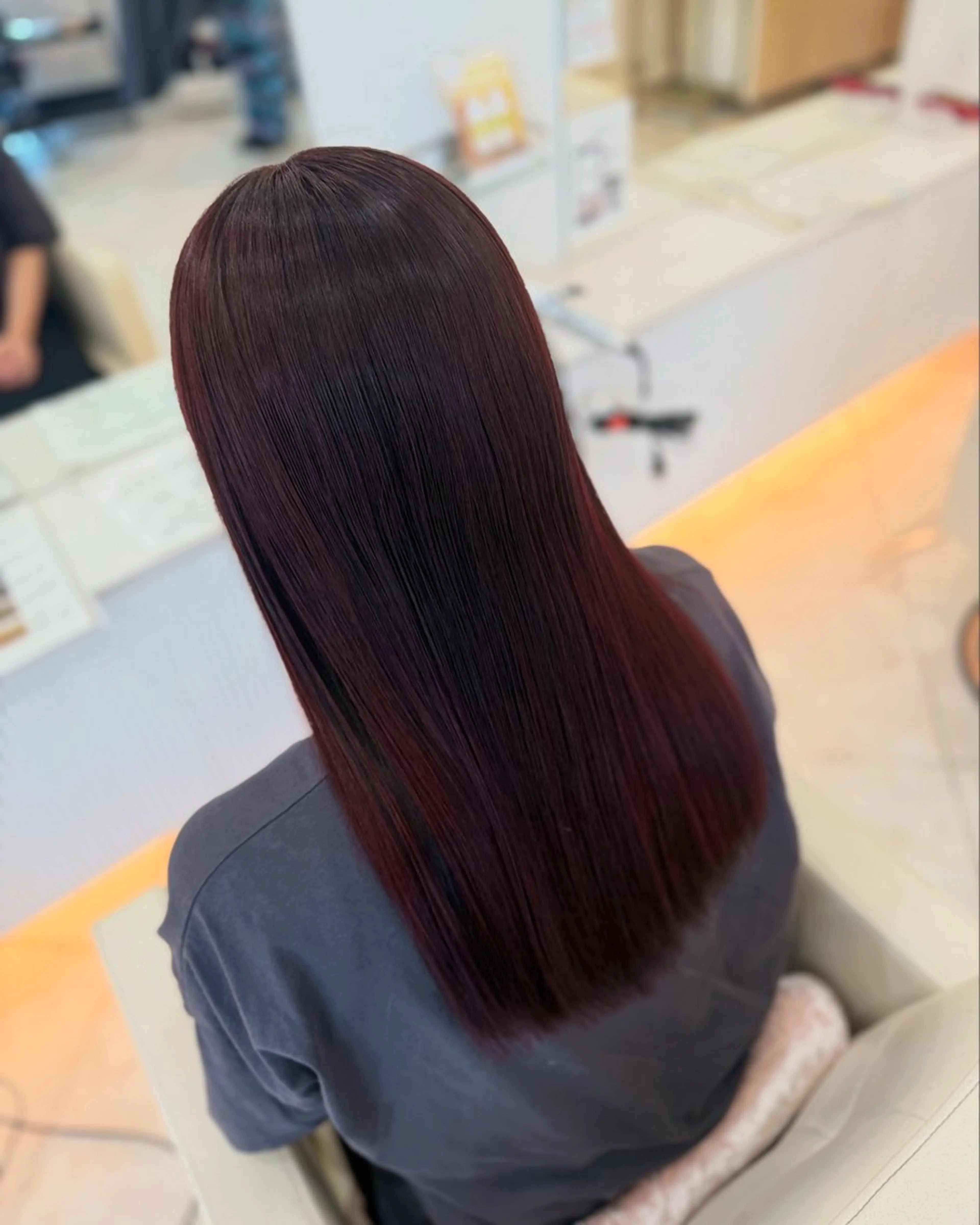 ロング 髪質改善 ヘアカラー トリートメント arose久留米所属・山中 莉乃のヘアスタイル