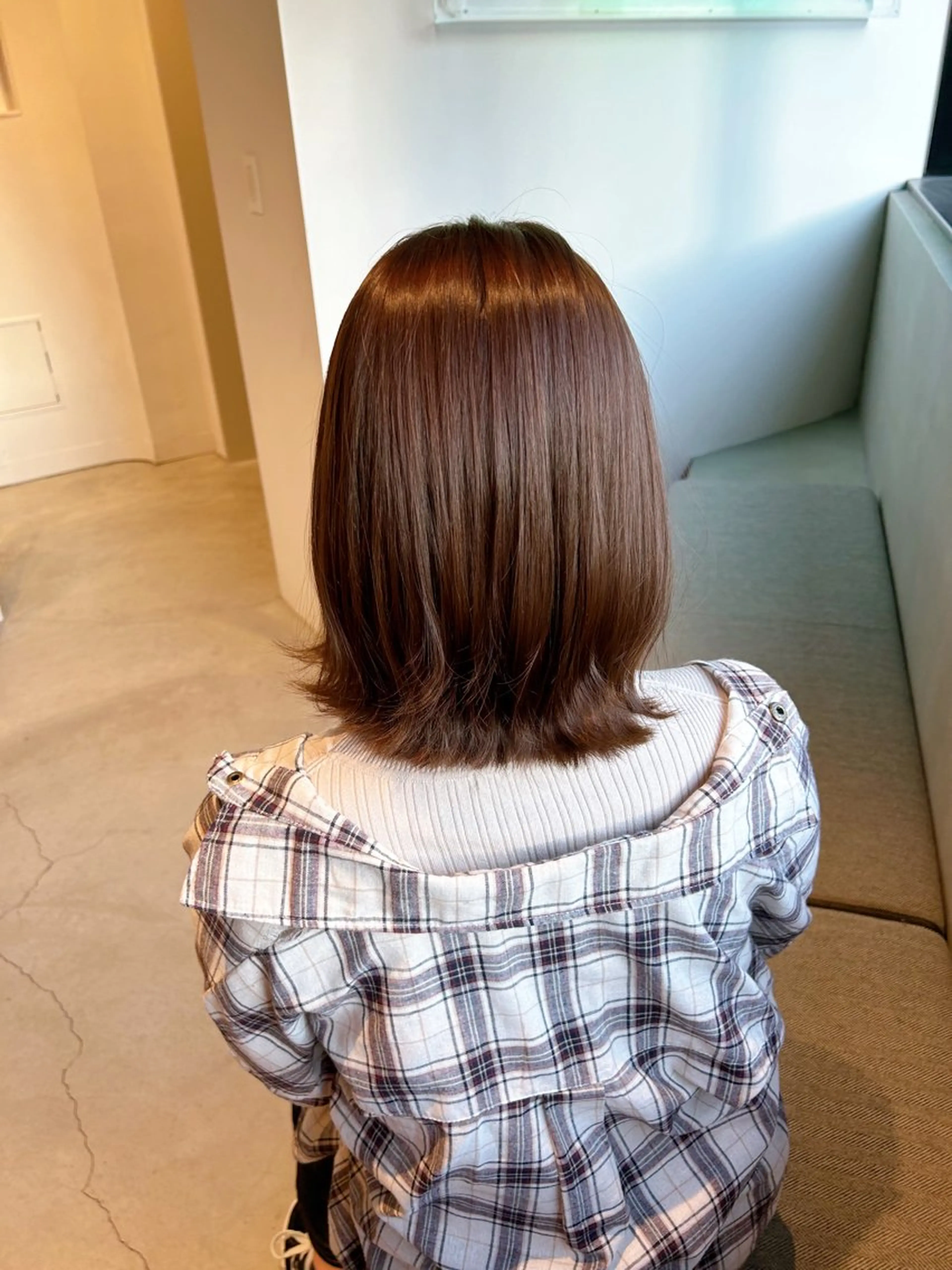 ミディアム カラー ベージュカラー 松元 未有のマツエク・マツパデザイン